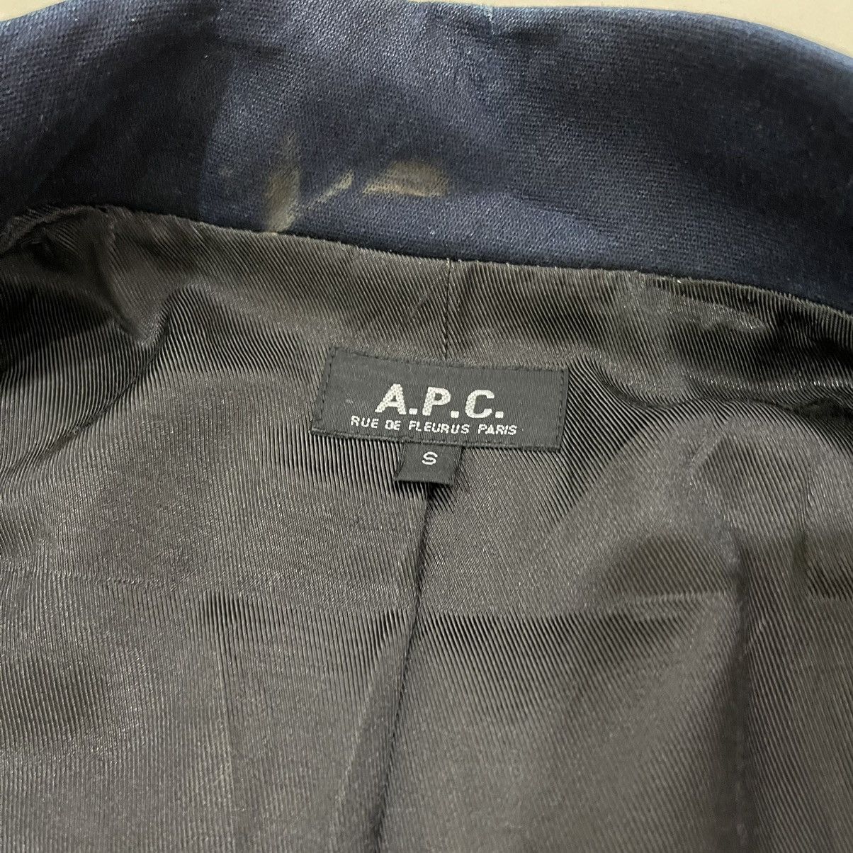 A.P.C. Vintage A.P.C Buttonless Denim Chore Long Jacket Size US S / EU 44-46 / 1 - 13 Thumbnail