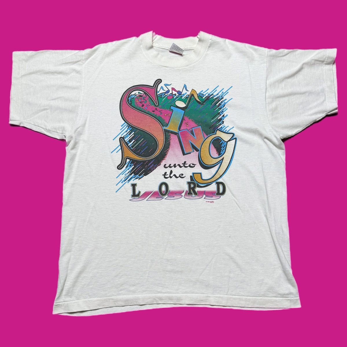 Vintage Vintage 1995 Sing the Lord Size US L / EU 52-54 / 3 - 1 Thumbnail