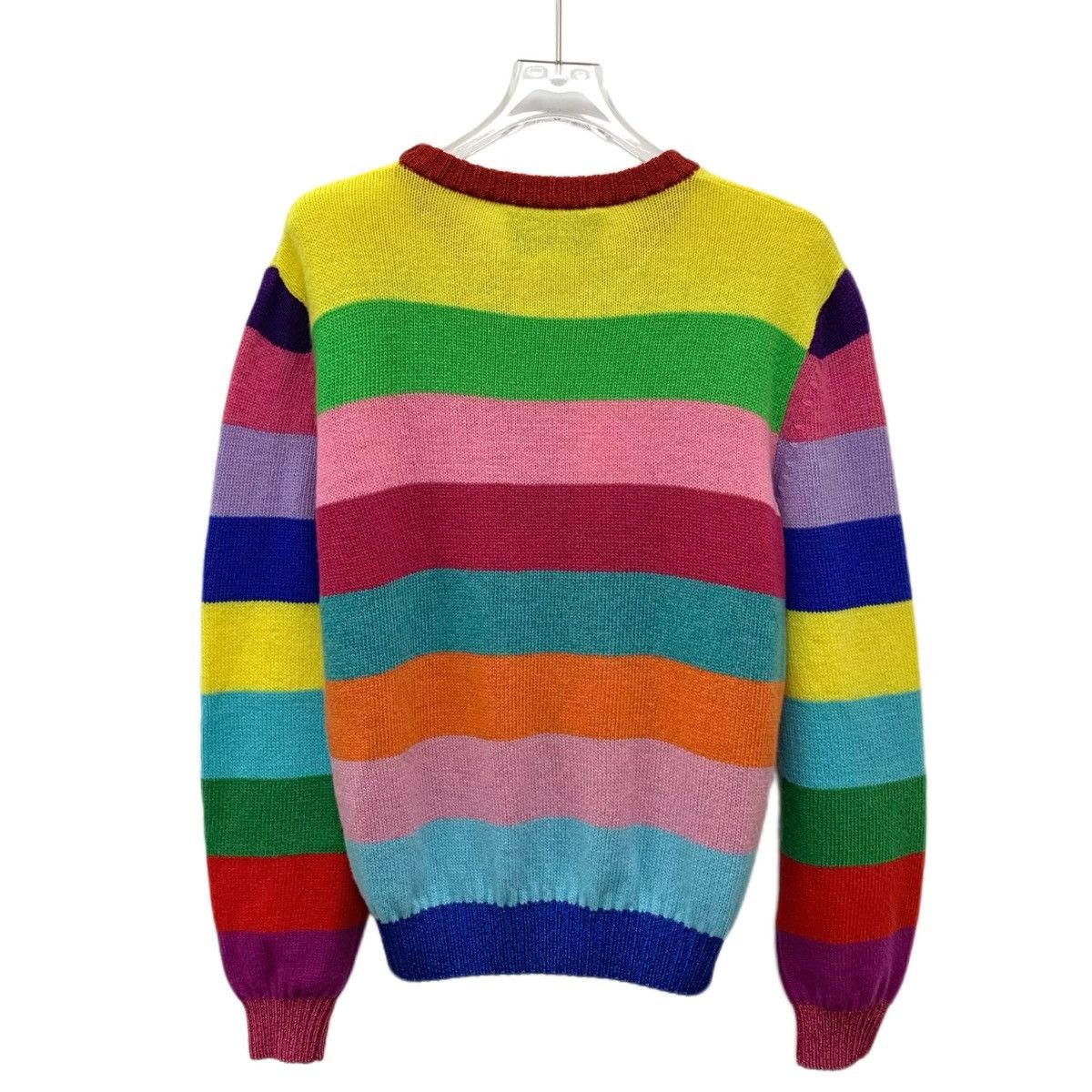Gucci Gucci Multicolor Tiger Head Sequin Wool Knit Sweater K26WX Size S / US 4 / IT 40 - 2 Thumbnail