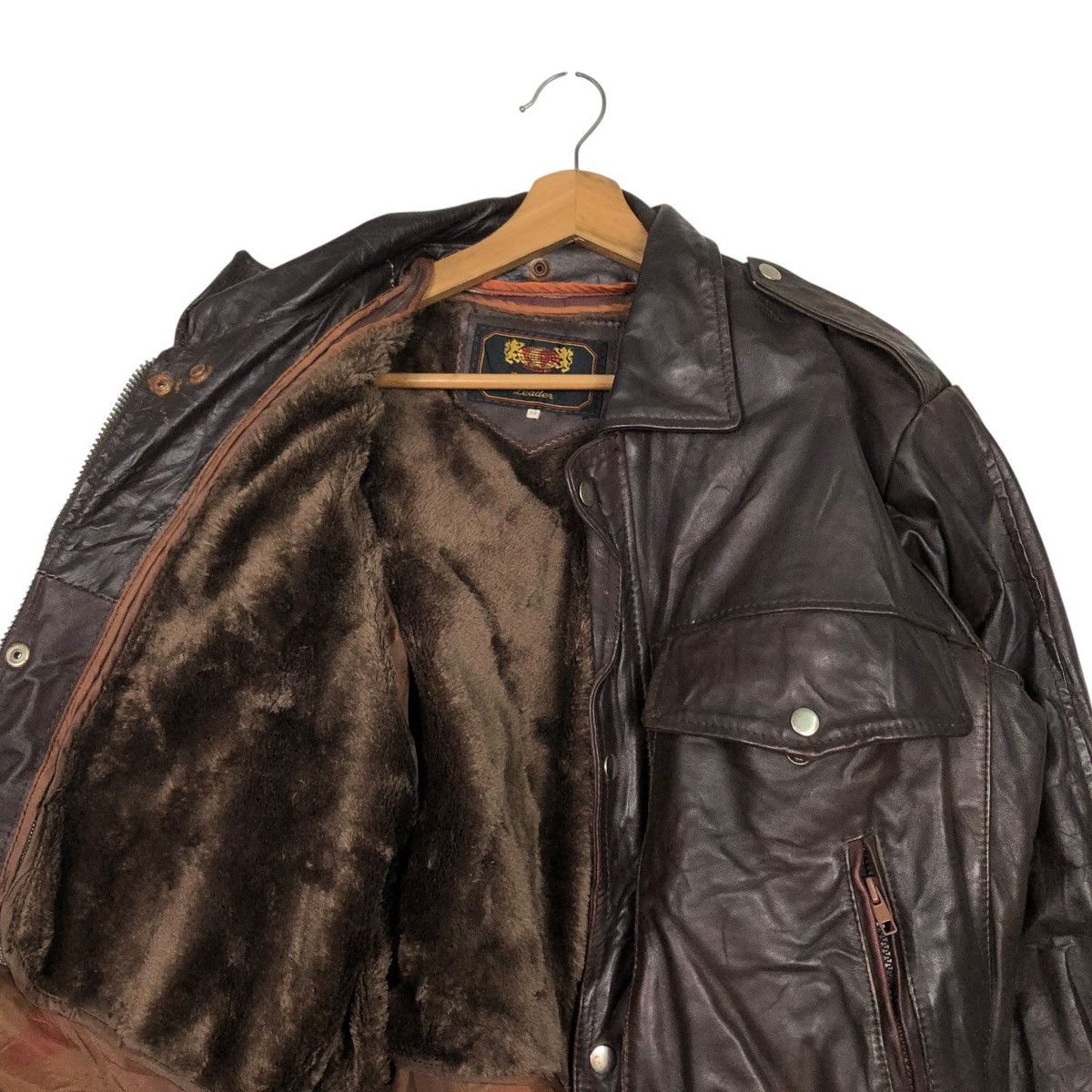 Vintage 🔥VINTAGE BIKER LEATHER JACKET CAMPRI BLANKET ISSEY MIYAKE Size US M / EU 48-50 / 2 - 16 Thumbnail