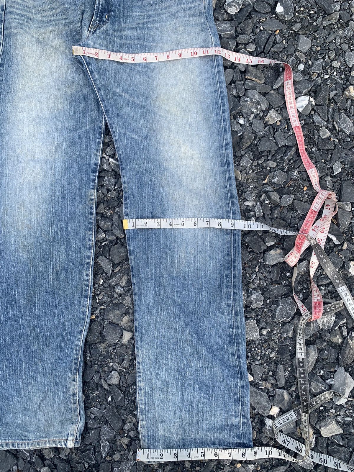 Kapital VINTAGE EDWIN 505XX SELVEDGE FADED JAPANESE DISTRESSED DENIM Size US 34 / EU 50 - 17 Thumbnail