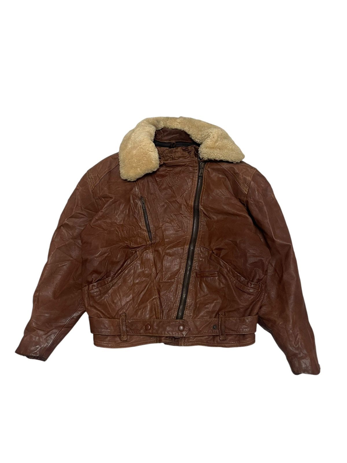 Italian Designers Leather Jacket MARCO PIERGUIDI LEATHER RACING JACKET Grailed