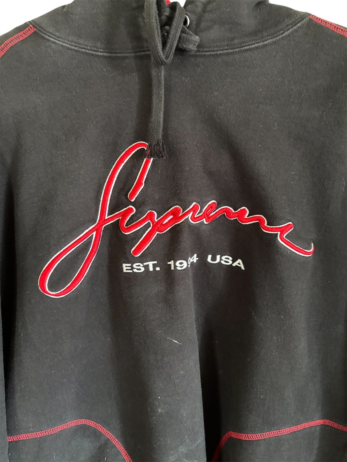 Supreme Supreme contrast stitch hoodie Size US L / EU 52-54 / 3 - 2 Thumbnail