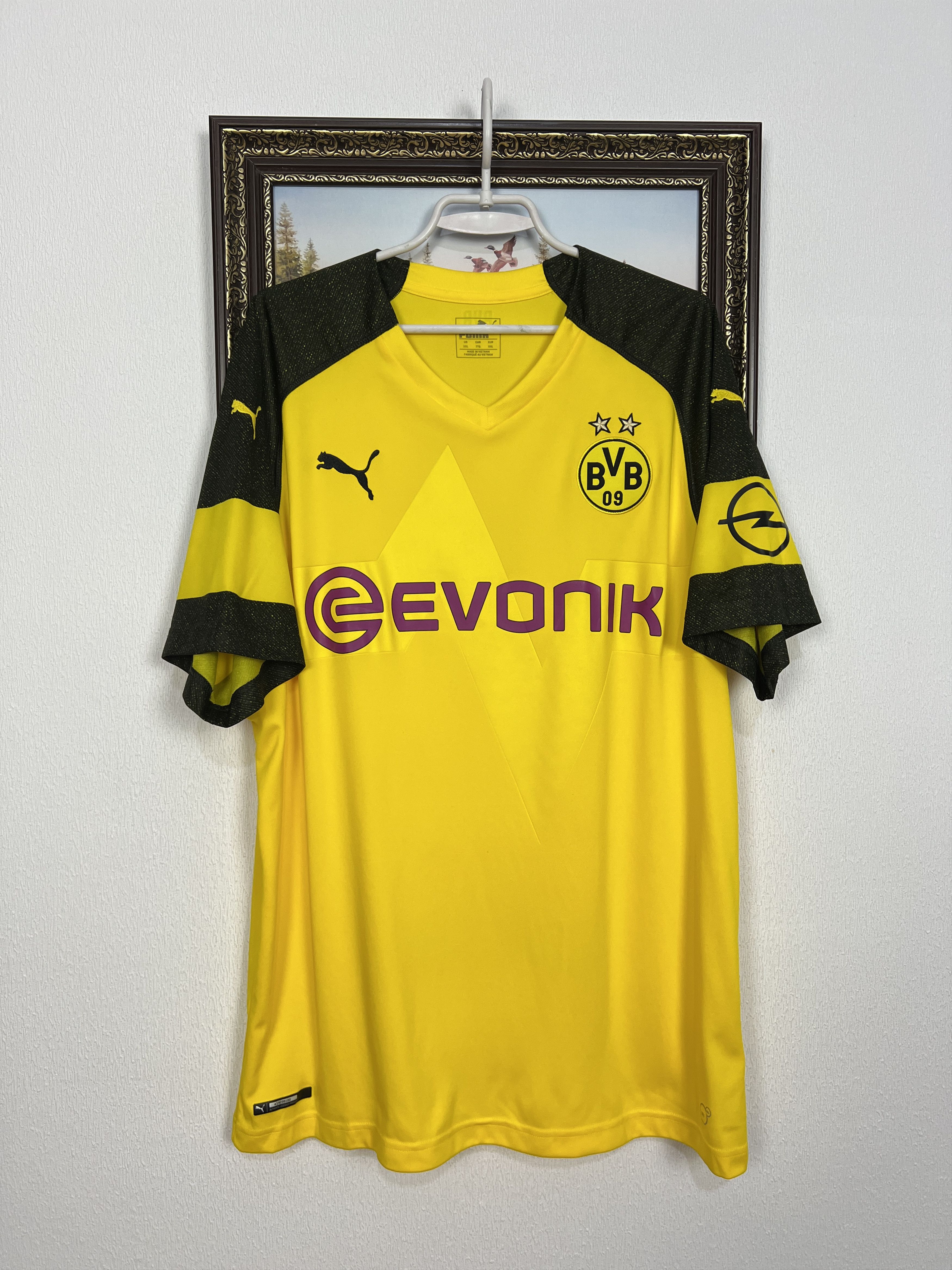 Puma Borussia Dortmund Home football shirt Soccer Jersey Trikot Size US XXL / EU 58 / 5 - 1 Thumbnail