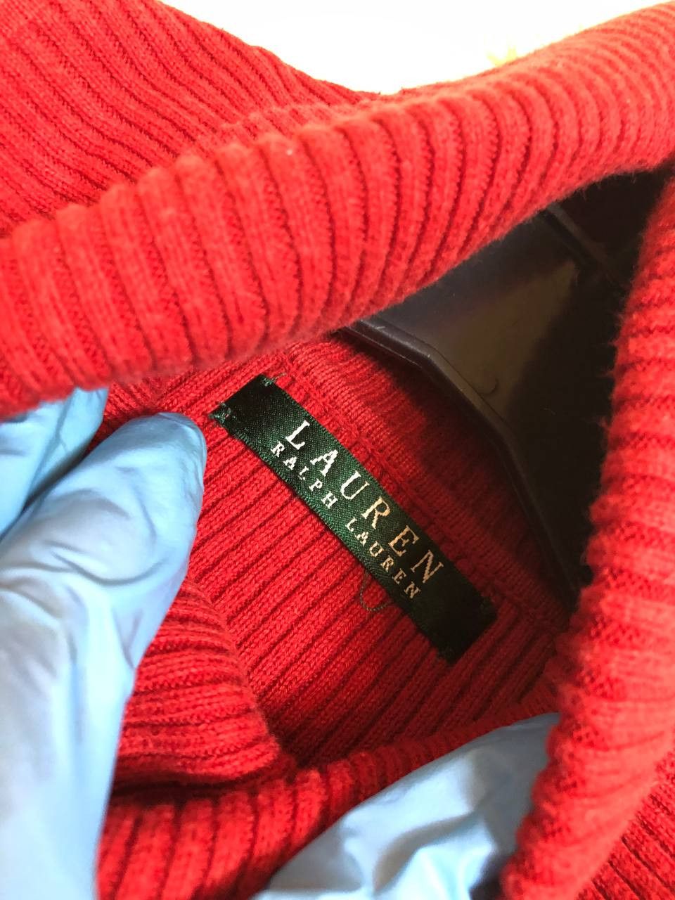 Polo Ralph Lauren Polo Ralph Lauren Ladies Turtle Neck Sweater Color Red Size L / US 10 / IT 46 - 2 Thumbnail