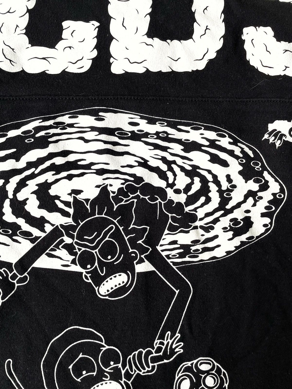 GCDS GCDS Men Black Long Sleeve Rick & Morty Oversized Size L Size US L / EU 52-54 / 3 - 14 Thumbnail