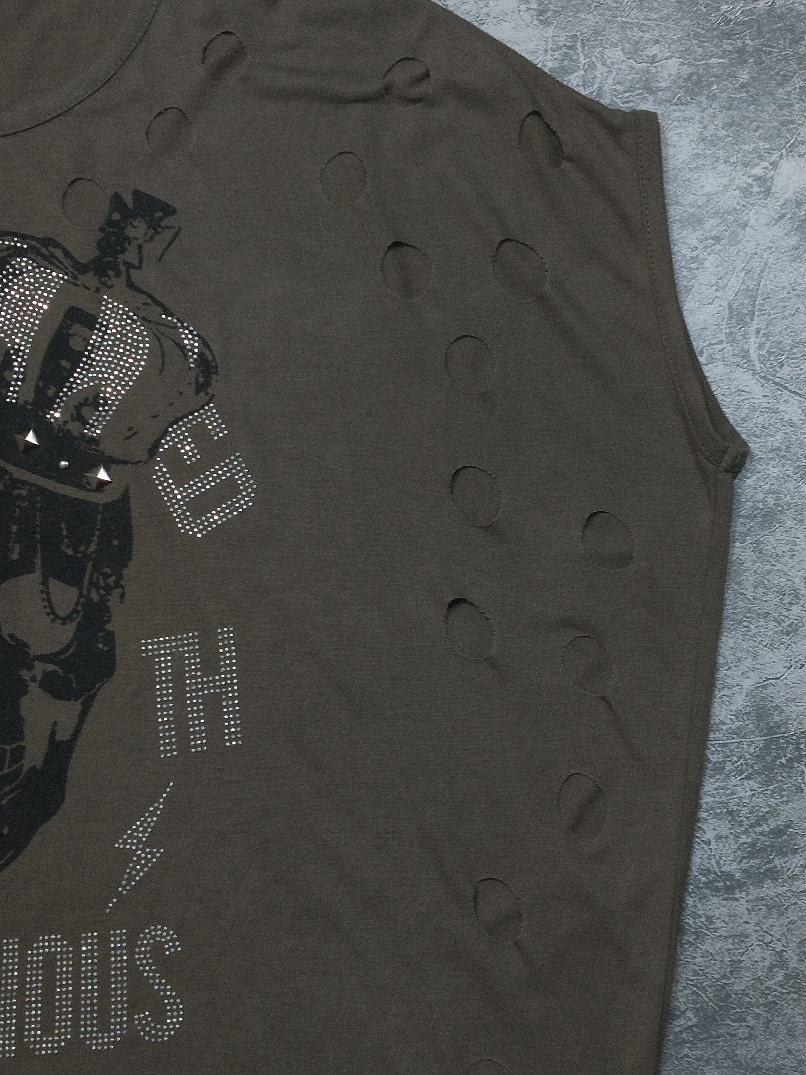 Affliction × Japanese Brand × Le Grande Bleu (L.G.B.) Tank Top Vintage Skull Size US L / EU 52-54 / 3 - 4 Thumbnail