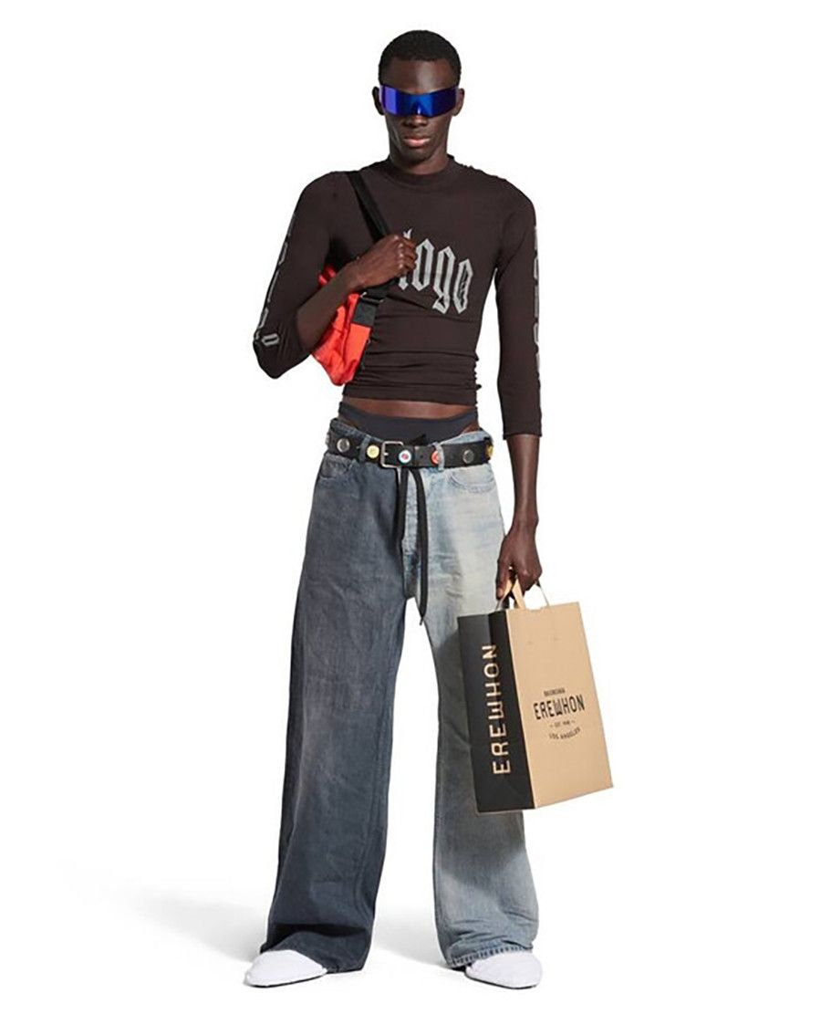 Balenciaga Balenciaga Nologo Long Sleeve T-Shirt Size S / US 4 / IT 40 - 6 Thumbnail