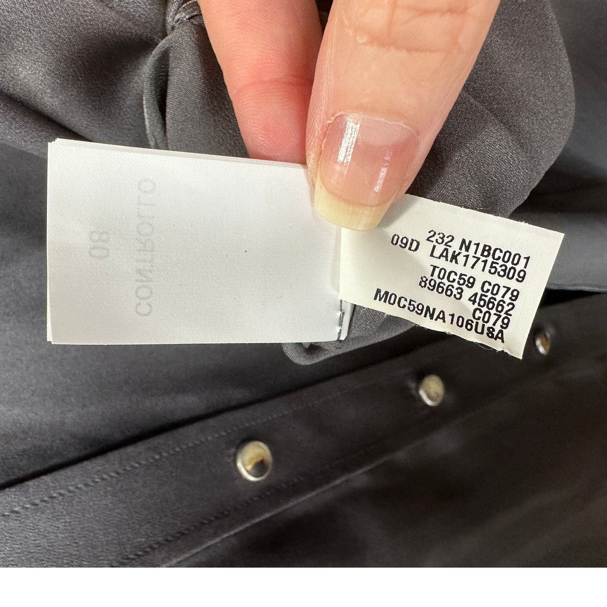 Brunello Cucinelli NWT Brunello Cucinelli Gray Silk Beaded Snap Shirt XL Size XL / US 12-14 / IT 48-50 - 10 Thumbnail