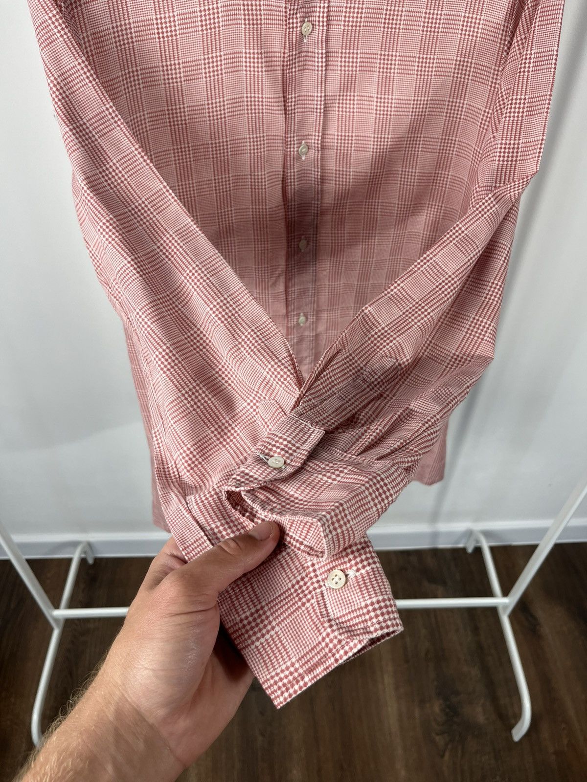 Lanvin Lanvin Women’s Red Checkered Shirt Size 38 France Size S / US 4 / IT 40 - 5 Thumbnail