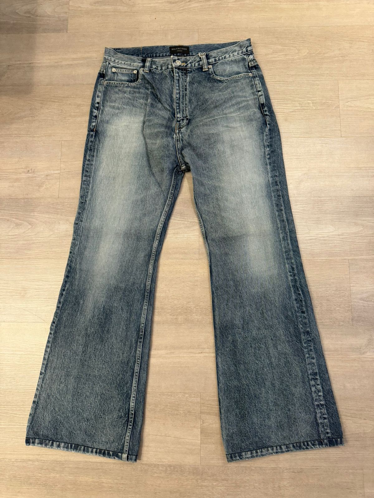 Balenciaga Balenciaga Japanese denim flared jeans Size US 34 / EU 50 - 5 Thumbnail