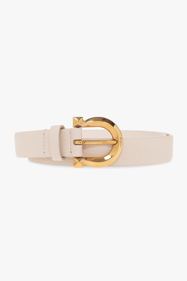 Salvatore Ferragamo o1s1rm1124 Size: 90 / Leather Belt in Light Pink Size ONE SIZE - 1 Thumbnail
