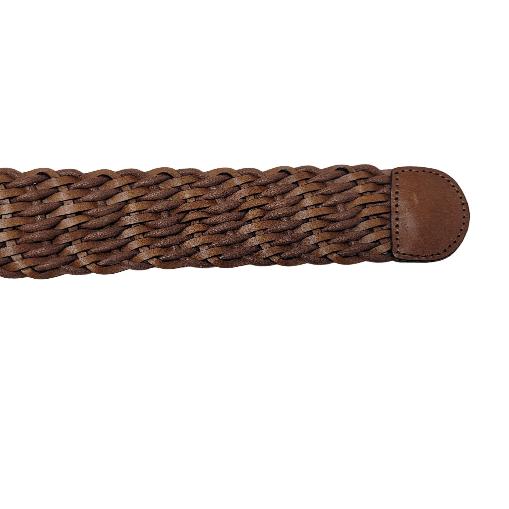 Vintage Vintage Braided Brown Belt 10 Unique Woven Braided Boho Cott Size ONE SIZE - 5 Thumbnail