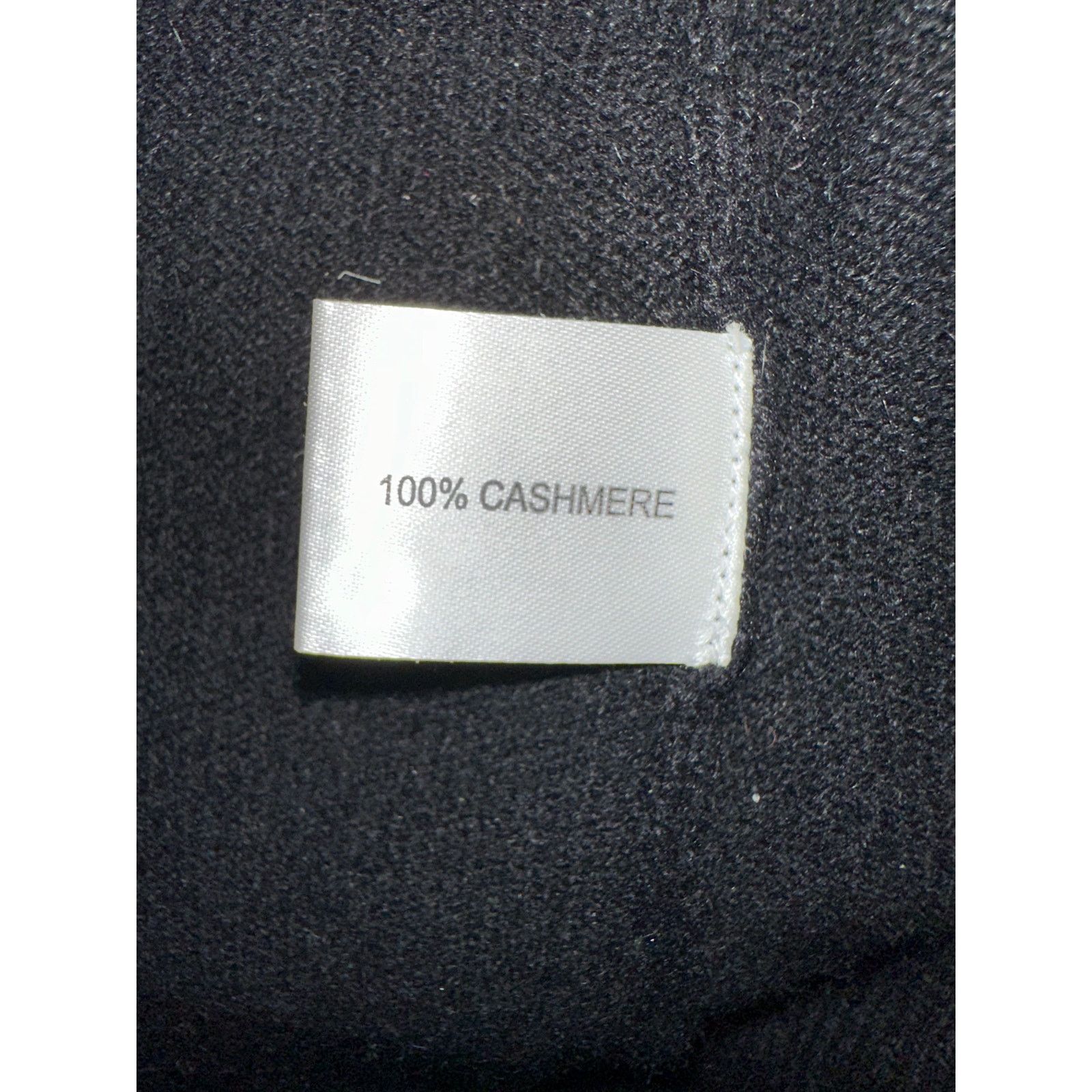 Other VINTAGE BLACK 100% CASHMERE RHINESTONE HOODIE S SUPER LUXE! Size S / US 4 / IT 40 - 4 Thumbnail