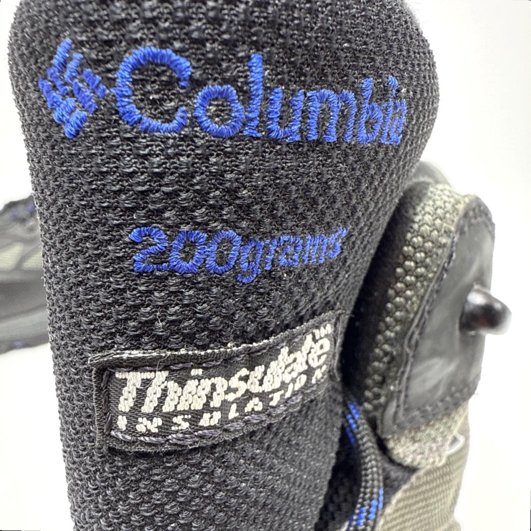 Vintage Columbia Boots Titanium Bugalution GTX Thinsulate Men Size 14 Black / Blue Waterproof Insulated Snow Boot 3M Thinsulate BM1147-046 Mens Size US 14 / EU 47 - 3 Thumbnail