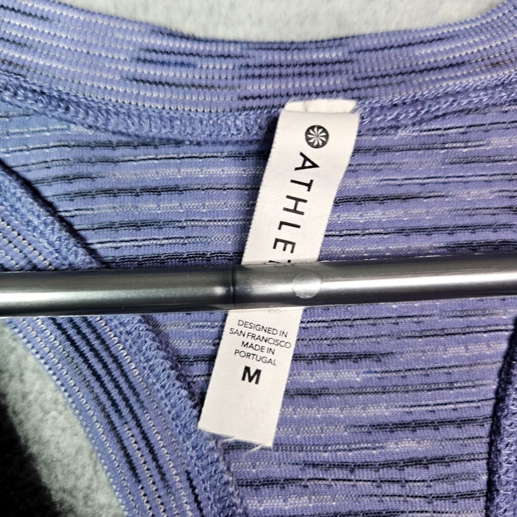 Athleta Athleta Tank Top Women's Blue Space Dyed Size M Sleeveless Racerback Activewear Top Size M / US 6-8 / IT 42-44 - 3 Thumbnail