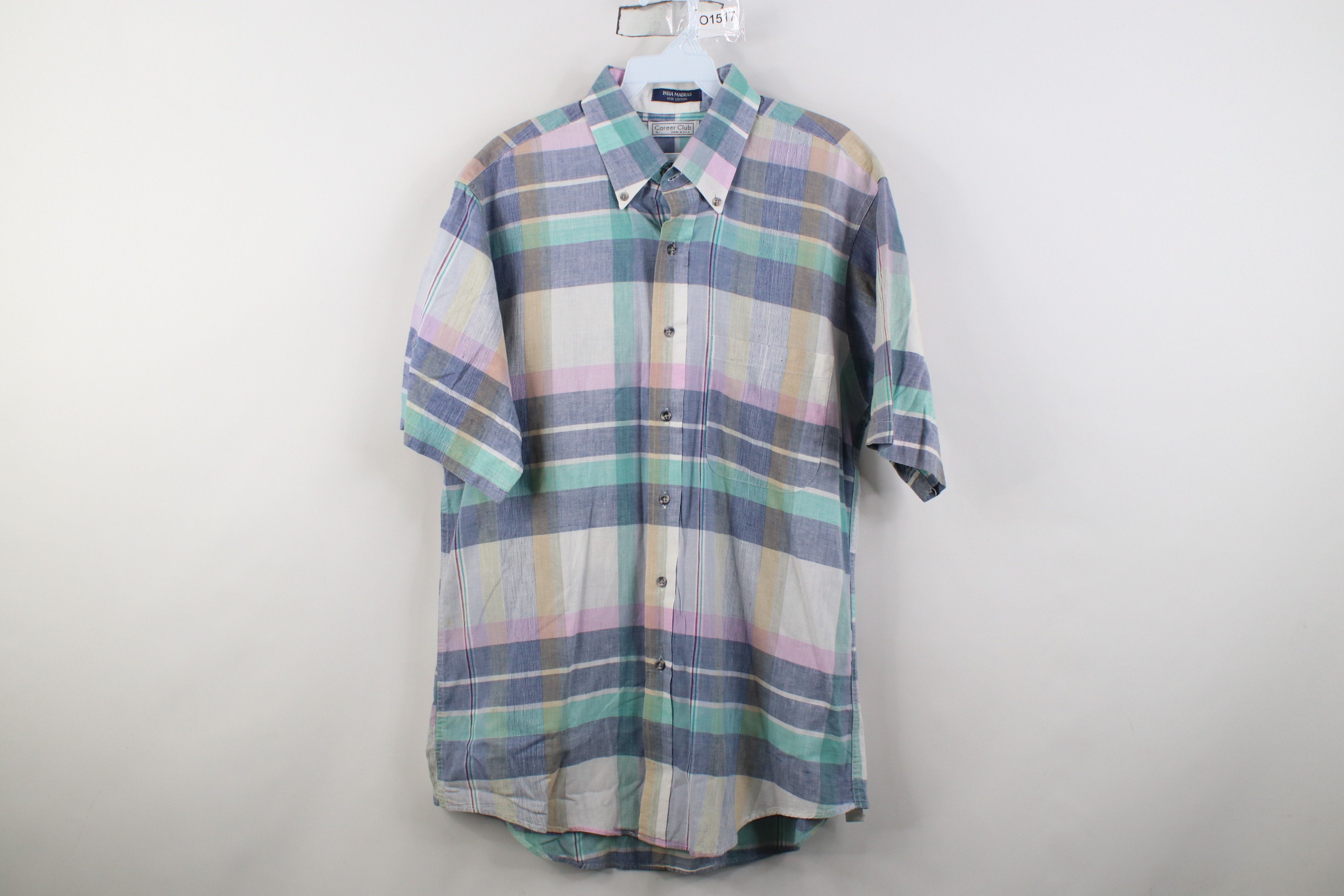 Vintage Vintage 80s 90s Streetwear Short Sleeve Button Shirt USA Size US L / EU 52-54 / 3 - 1 Thumbnail
