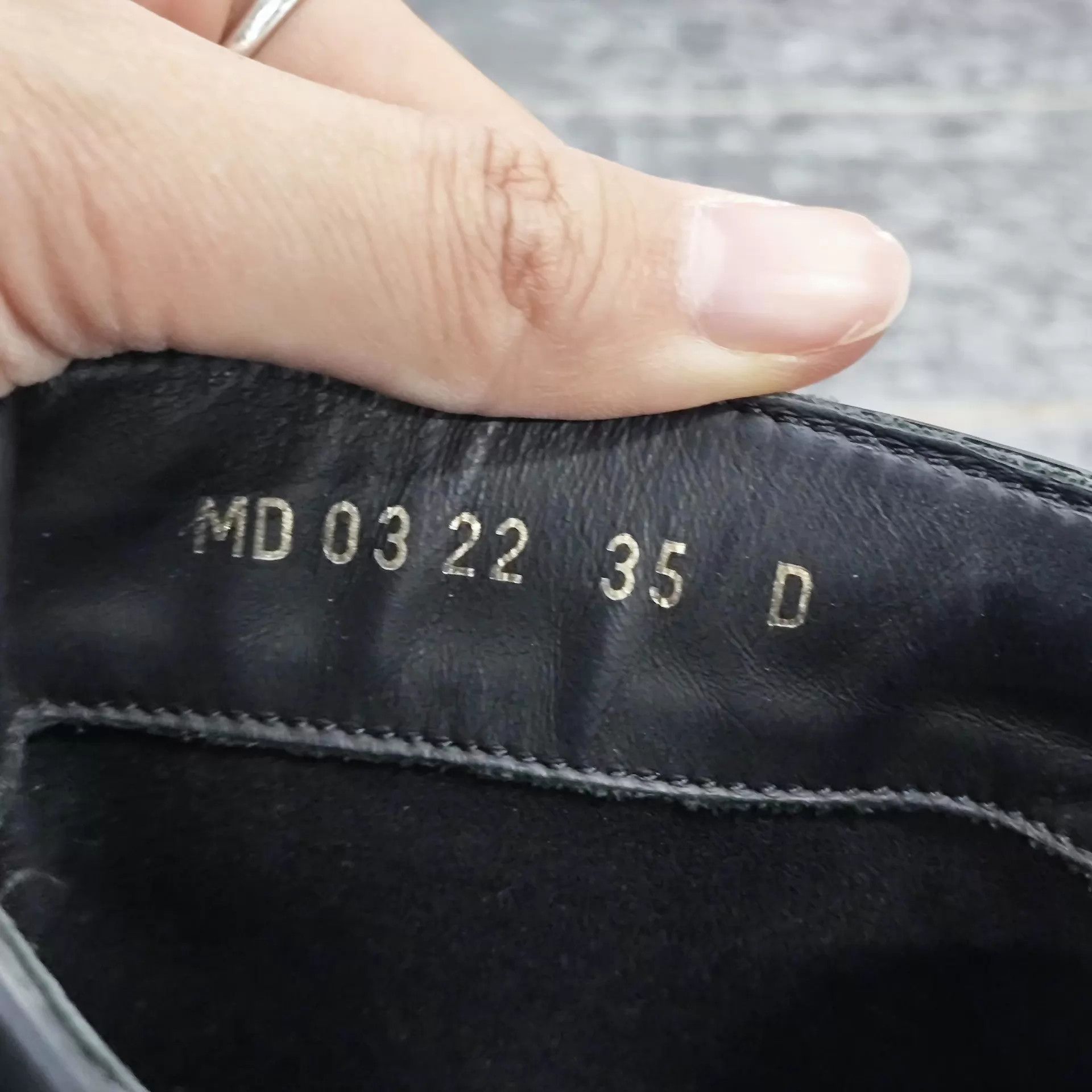 Dior Dior Black Leather Boots Size 35 Size US 4.5 / IT 34.5 - 6 Thumbnail