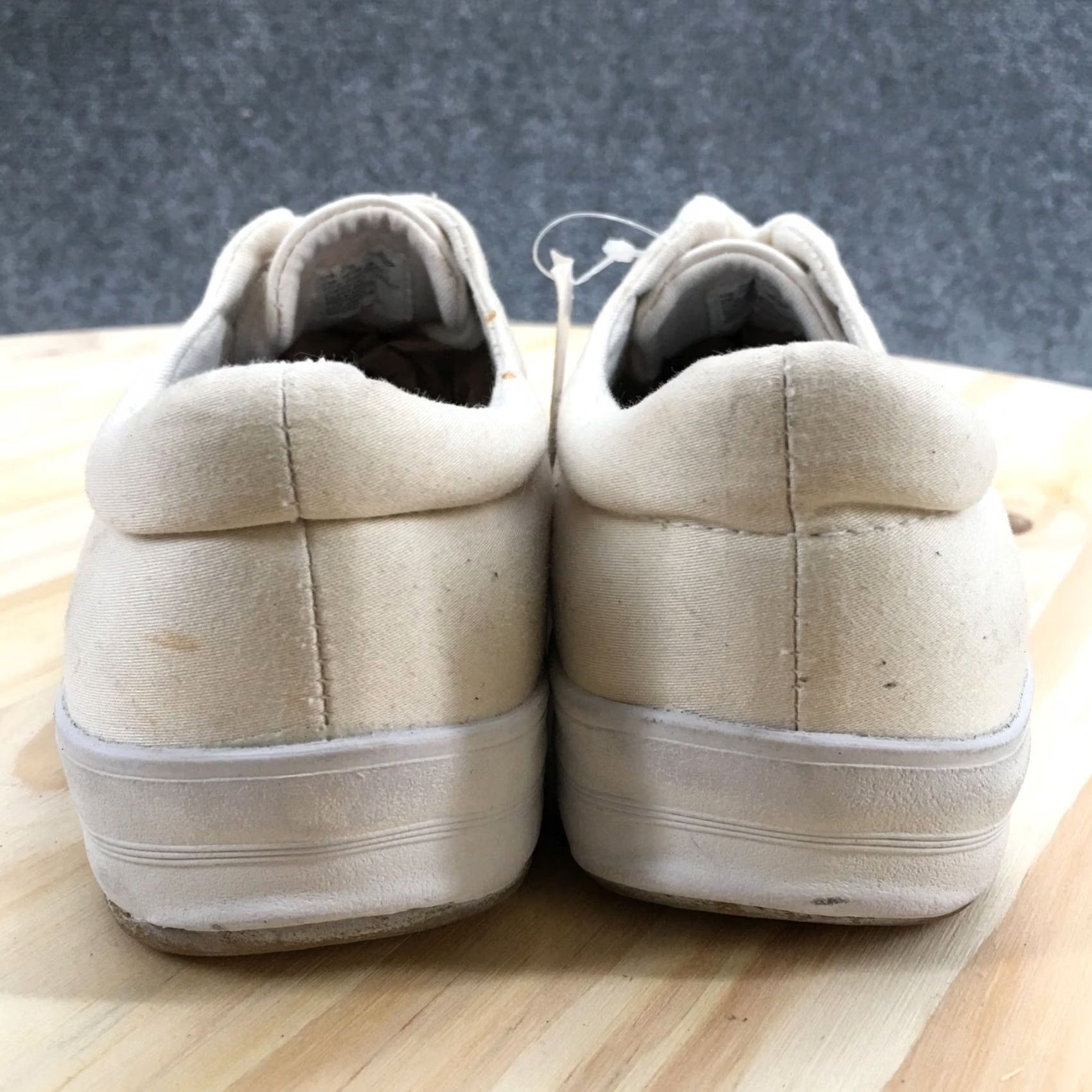 Cherokee Cherokee Sneakers Womens 6 White Lace Up Low Top Canvas Casual Comfort Shoes Size M / US 6-8 / IT 42-44 - 6 Thumbnail