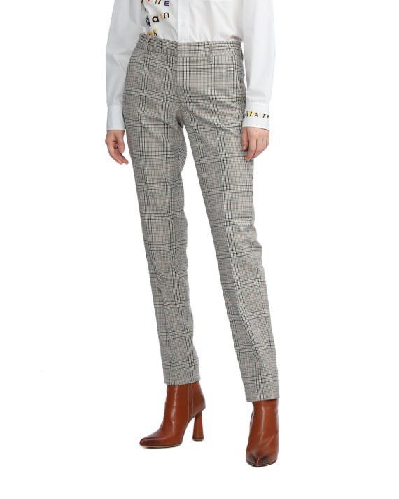 Zadig & Voltaire 🔥 Zadig & Voltaire Prune Tailleur Pants Checkered Trousers Size 26" / US 2 / IT 38 - 4 Thumbnail