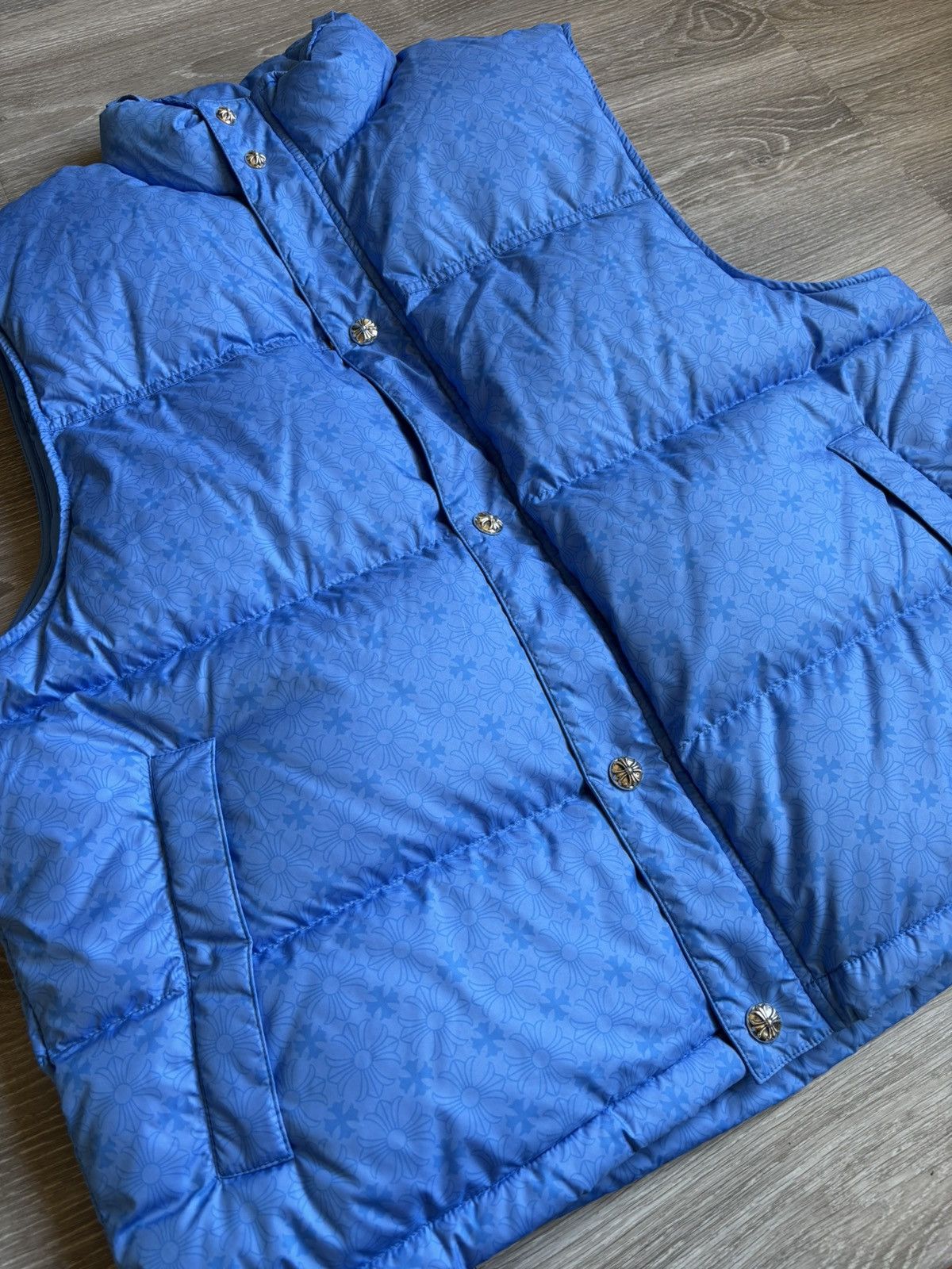 Chrome Hearts Chrome Hearts Blue Monogram Vest Size US L / EU 52-54 / 3 - 3 Thumbnail