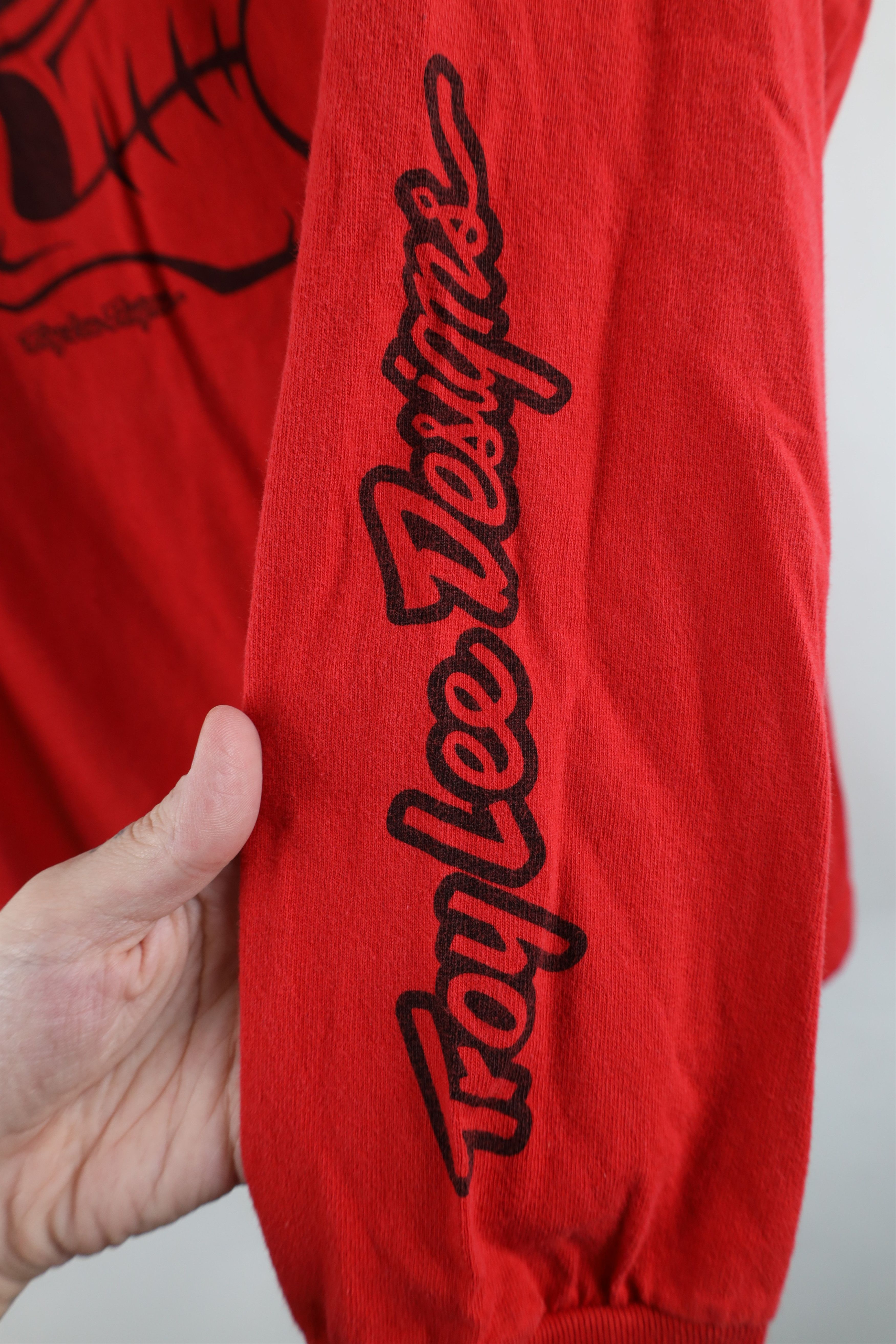 Vintage Vintage Troy Lee Designs Racing Long Sleeve T-Shirt Red Size US L / EU 52-54 / 3 - 6 Thumbnail
