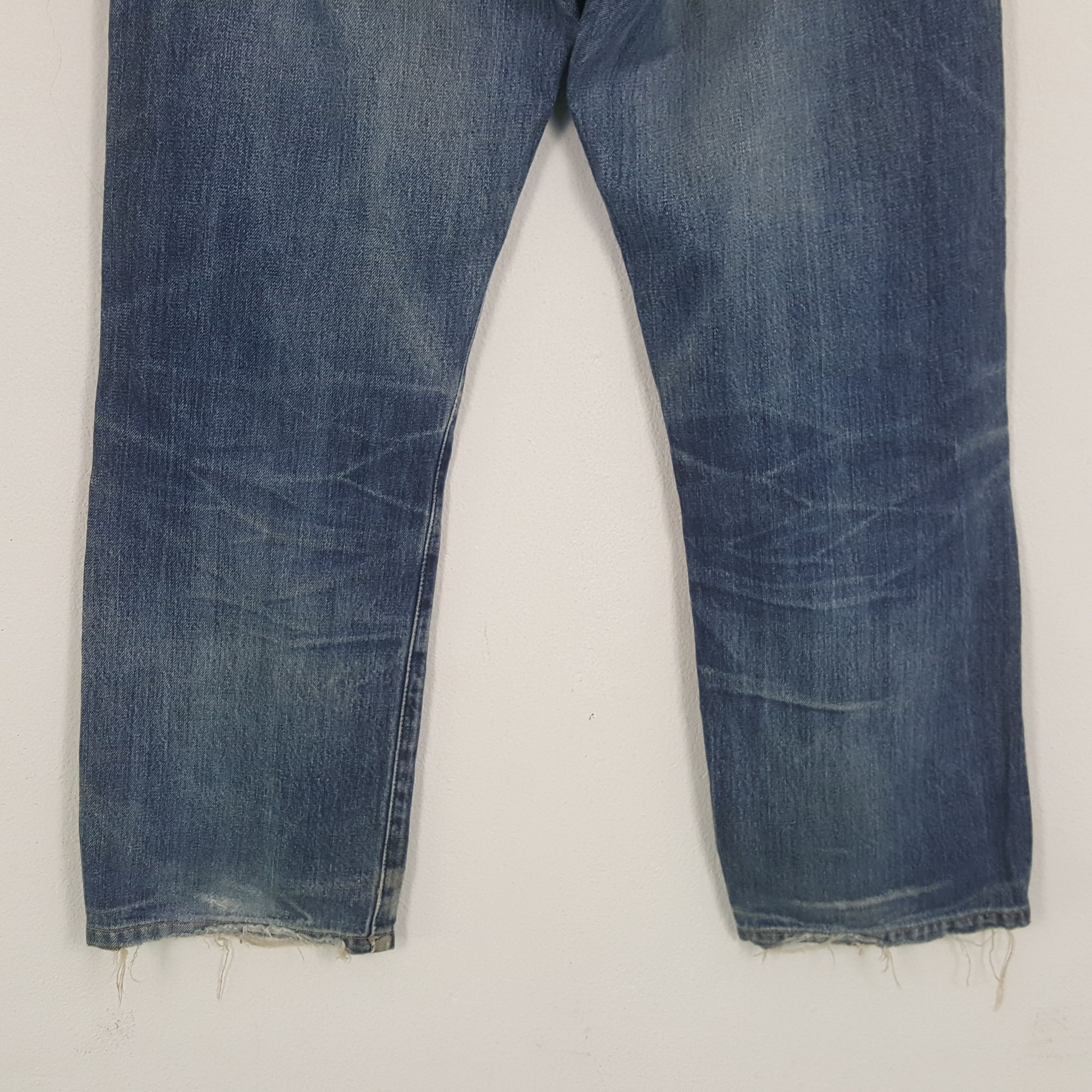 Levi's × Vintage Levi's Streetwear Style Selvedge Distressed Jeans Size US 32 / EU 48 - 3 Thumbnail