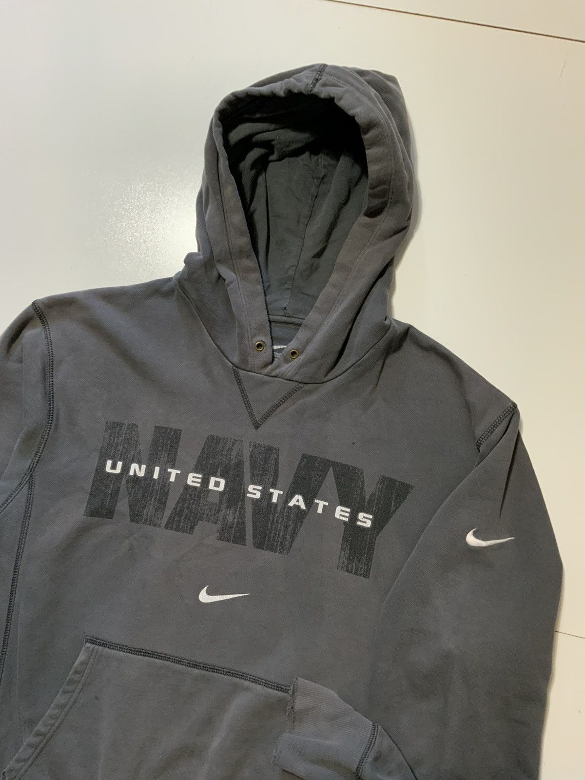 Nike Nike USN United States Navy Center Swoosh Pullover Hoodie Size US M / EU 48-50 / 2 - 3 Thumbnail