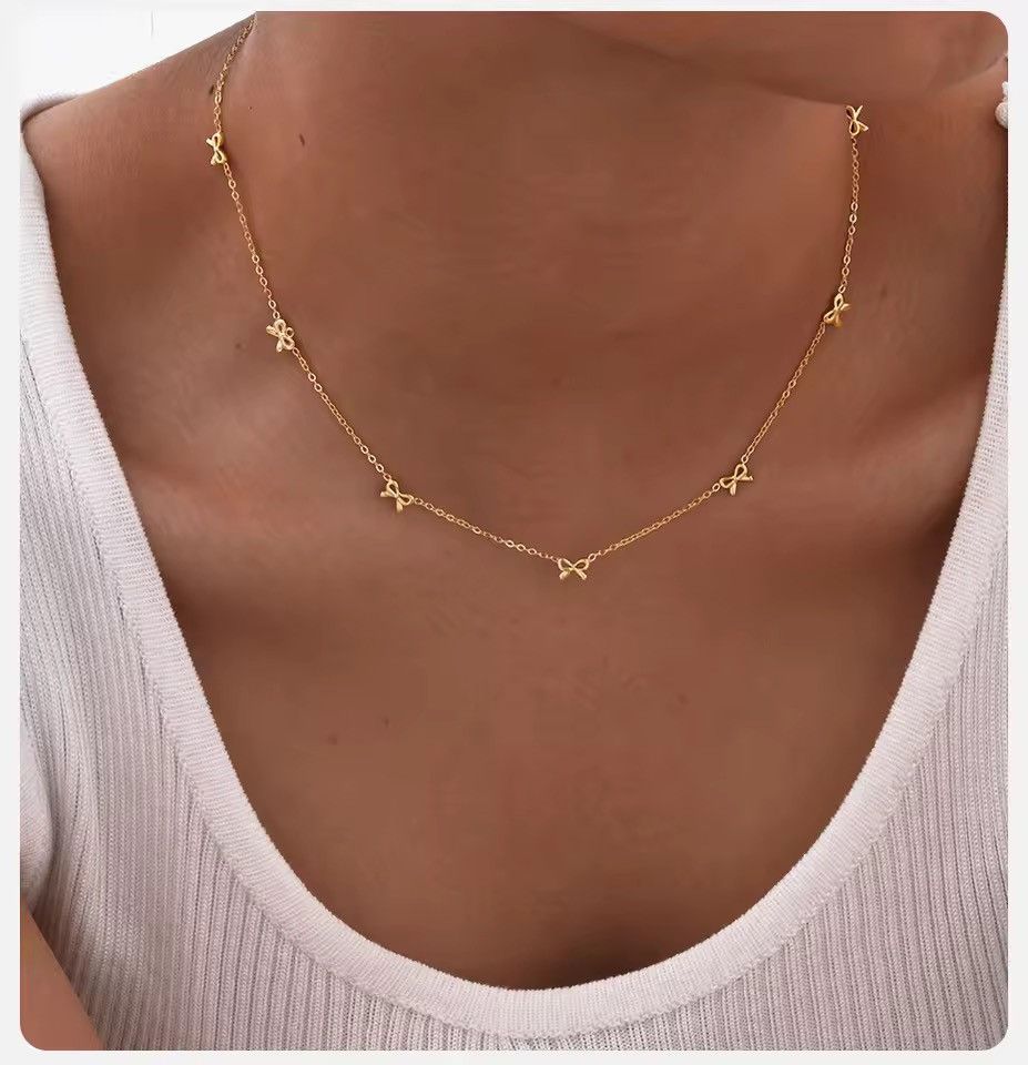 Other Dainty Bow Accessories Necklace Size ONE SIZE - 3 Thumbnail