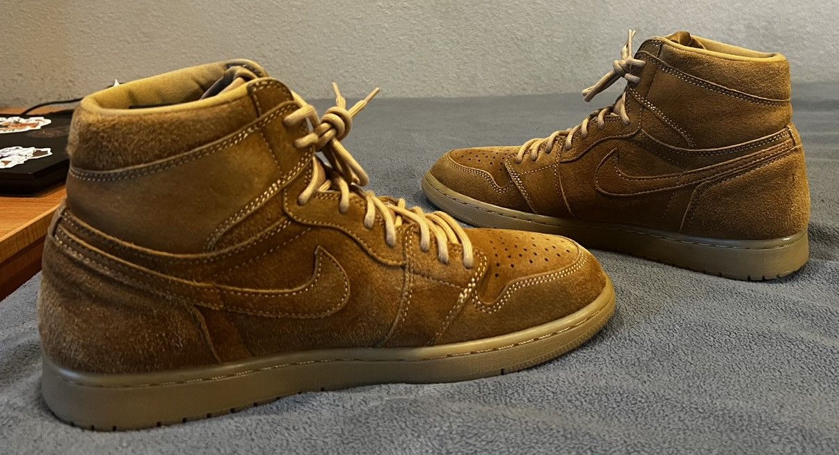 Jordan Brand × Nike Jordan 1 High OG “Wheat” 2017 Size — [10.5] – Gently Used Size US 10.5 / EU 43-44 - 1 Thumbnail