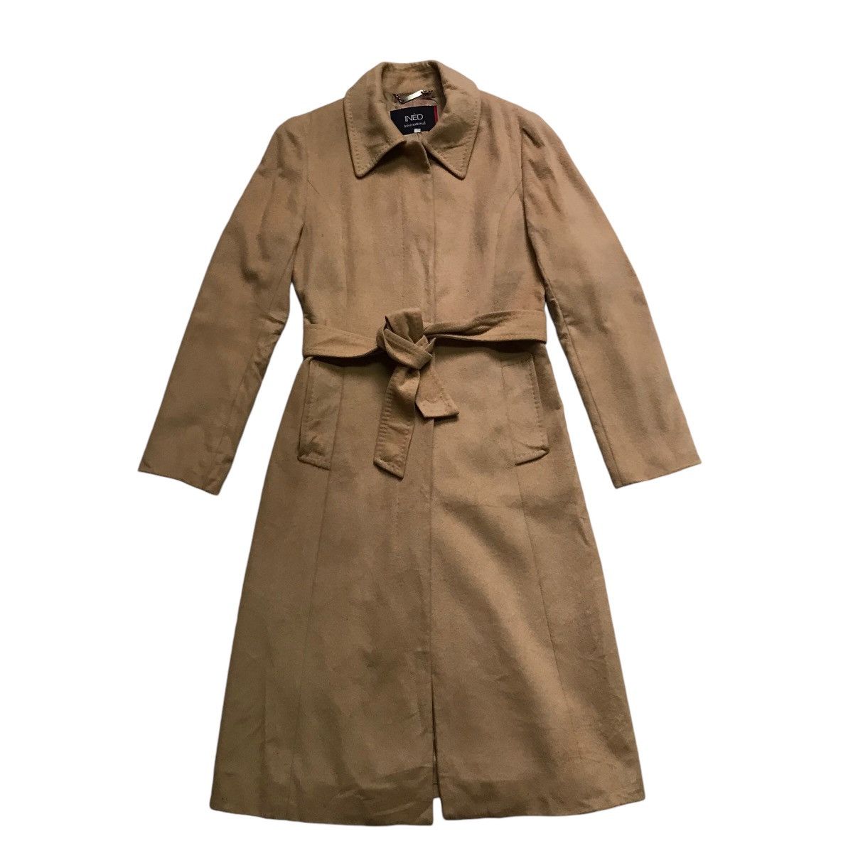 Japanese Brand × Yohji Yamamoto VINTAGE INED BY YOHJI YAMAMOTO TRENCH COAT JACKET Size S / US 4 / IT 40 - 1 Thumbnail
