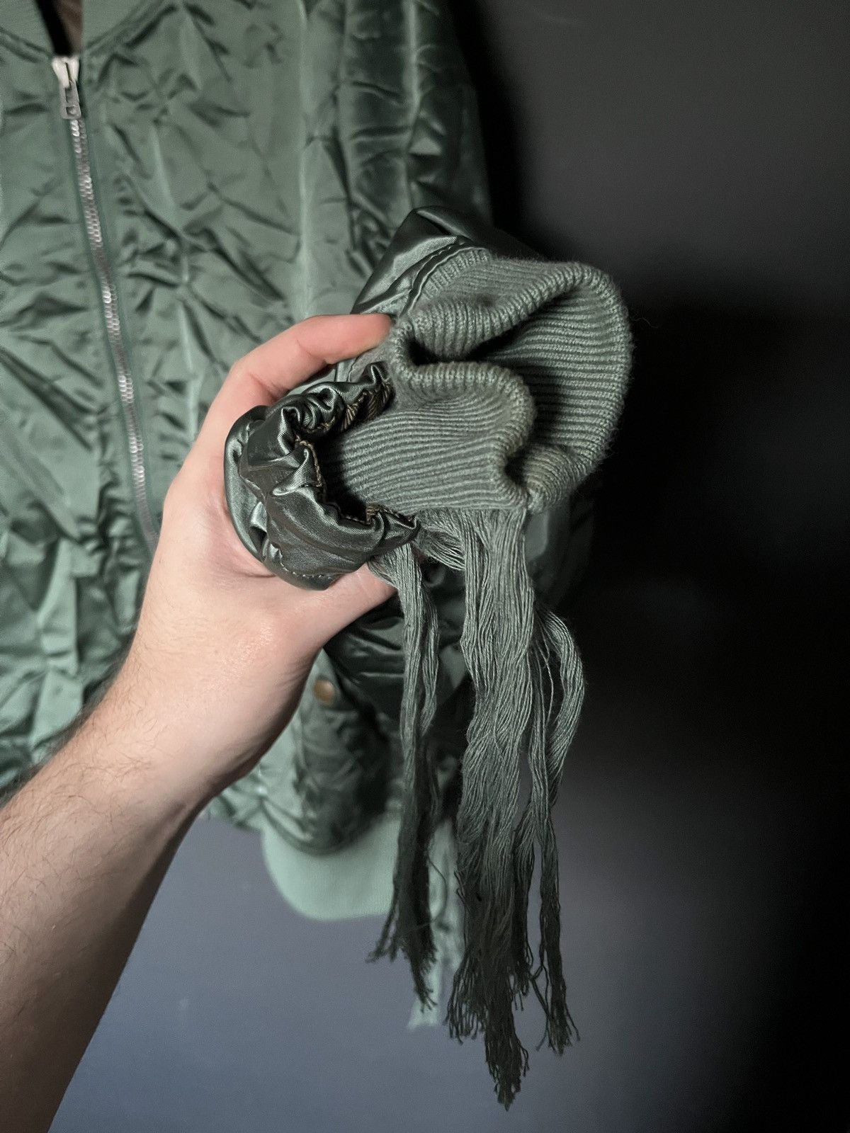 Facetasm Facetasm Wrinkly MA1 Bomber Size 3 Size US L / EU 52-54 / 3 - 6 Thumbnail