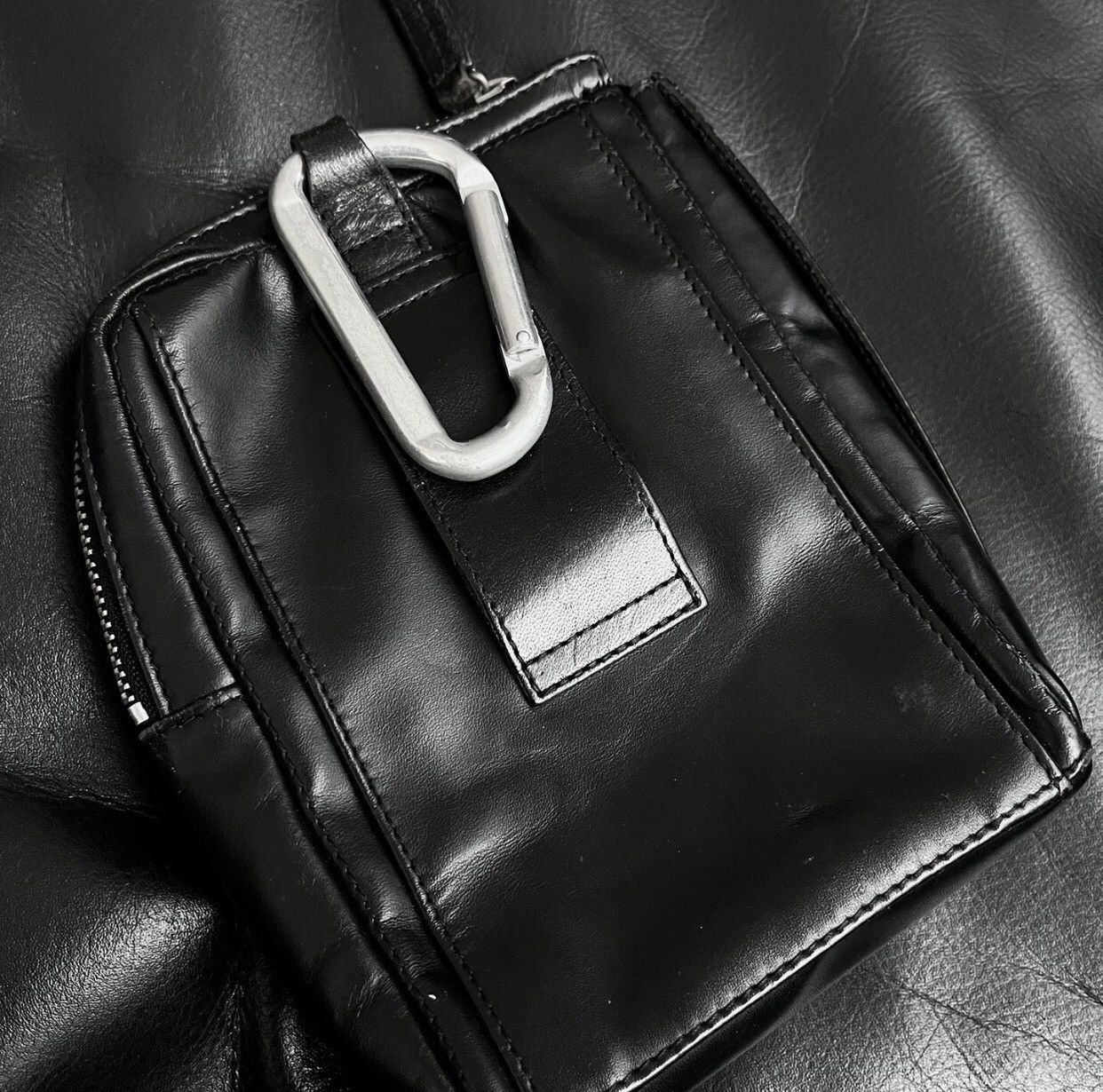 Jean Paul Gaultier 90s Gaultier leather bag waist bag