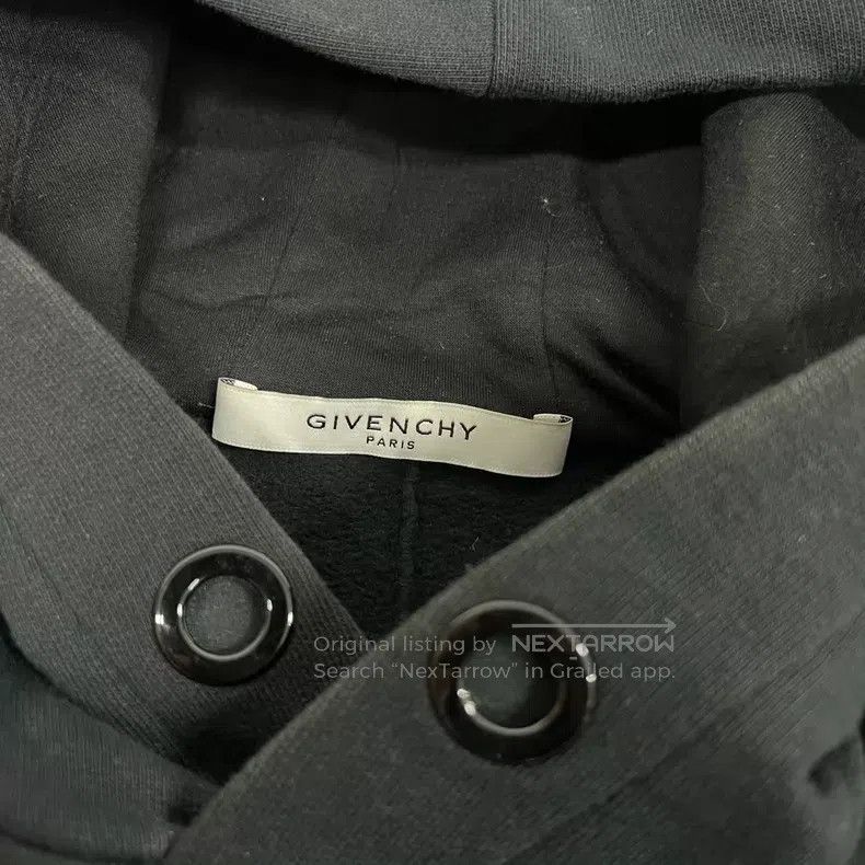 Givenchy Givenchy Sleeveless hooded sweatshirt with leather label Size US XS / EU 42 / 0 - 5 Thumbnail