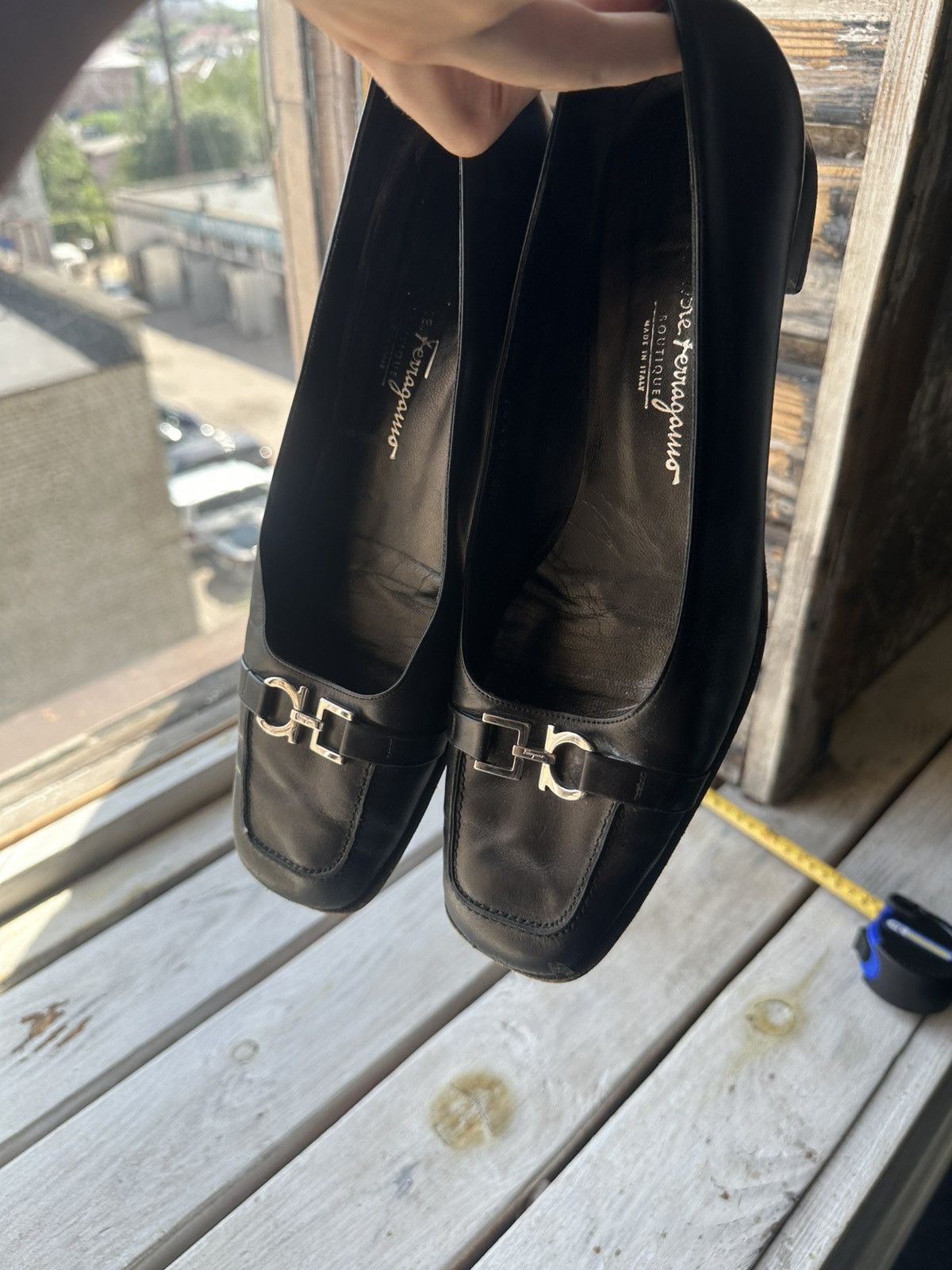 Salvatore Ferragamo RARE❗️Salvatore Ferragamo Women Shoes flats heels Size US 10 / IT 40 - 18 Thumbnail
