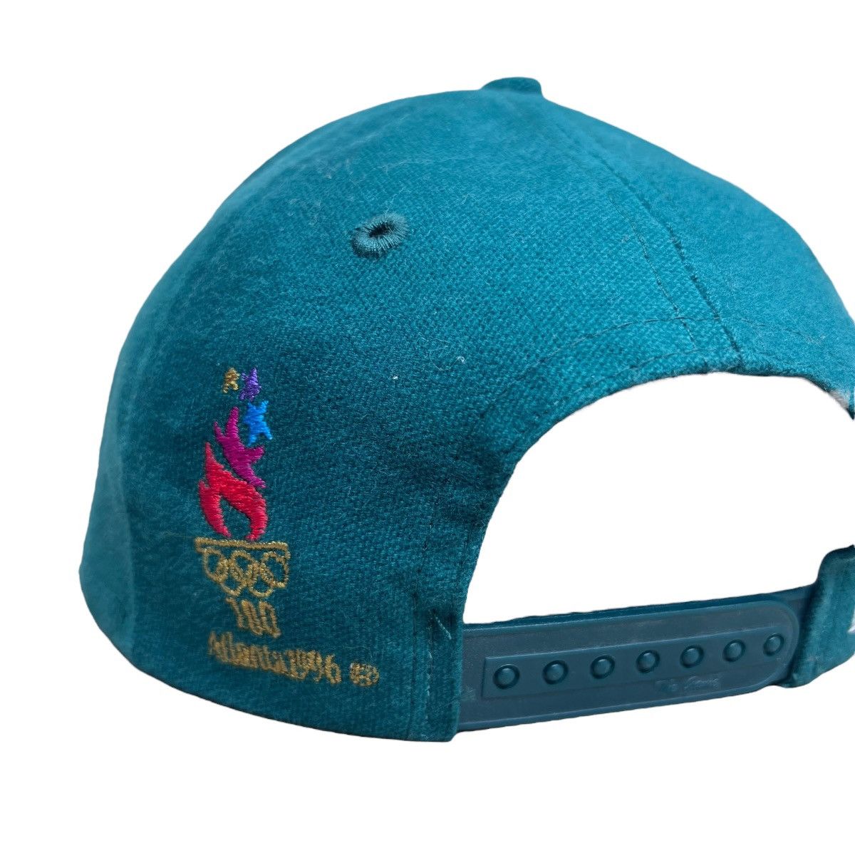 The Game × USA Olympics × Vintage Vtg 1996 Atlanta USA Olympics Torch The Game Snapback Hat Size ONE SIZE - 4 Thumbnail