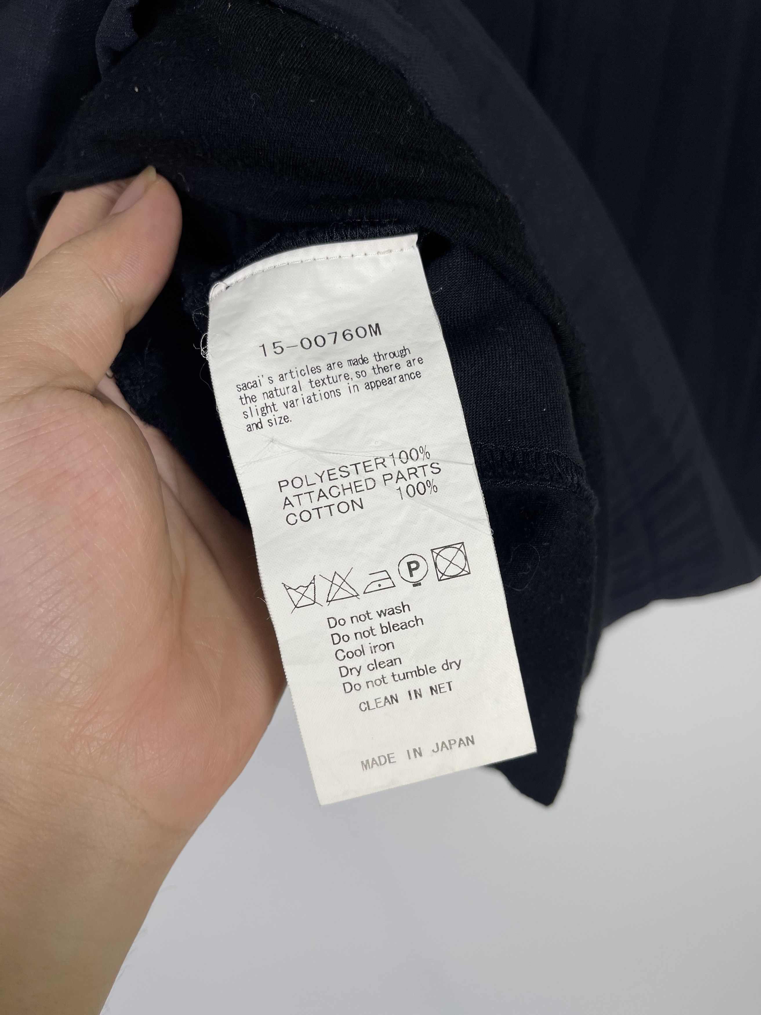 Sacai SACAI Cut and Sew Crew Neck T-shirt Size US M / EU 48-50 / 2 - 11 Thumbnail