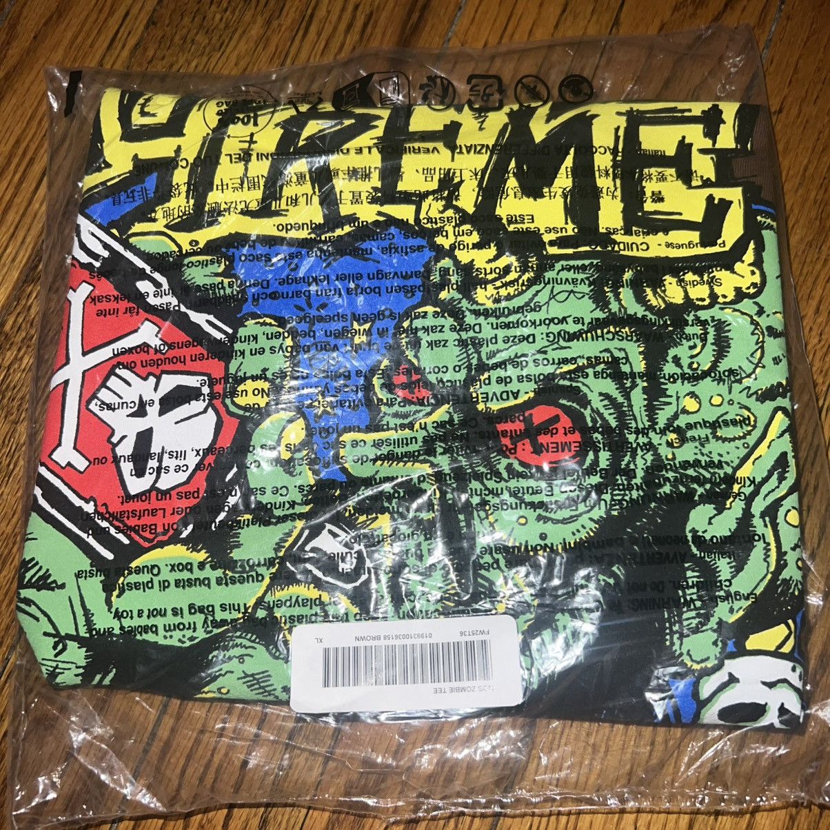 Supreme Supreme Fuckin Blowout Rob Zombie Tee Brown size: XL Size US XL / EU 56 / 4 - 5 Thumbnail