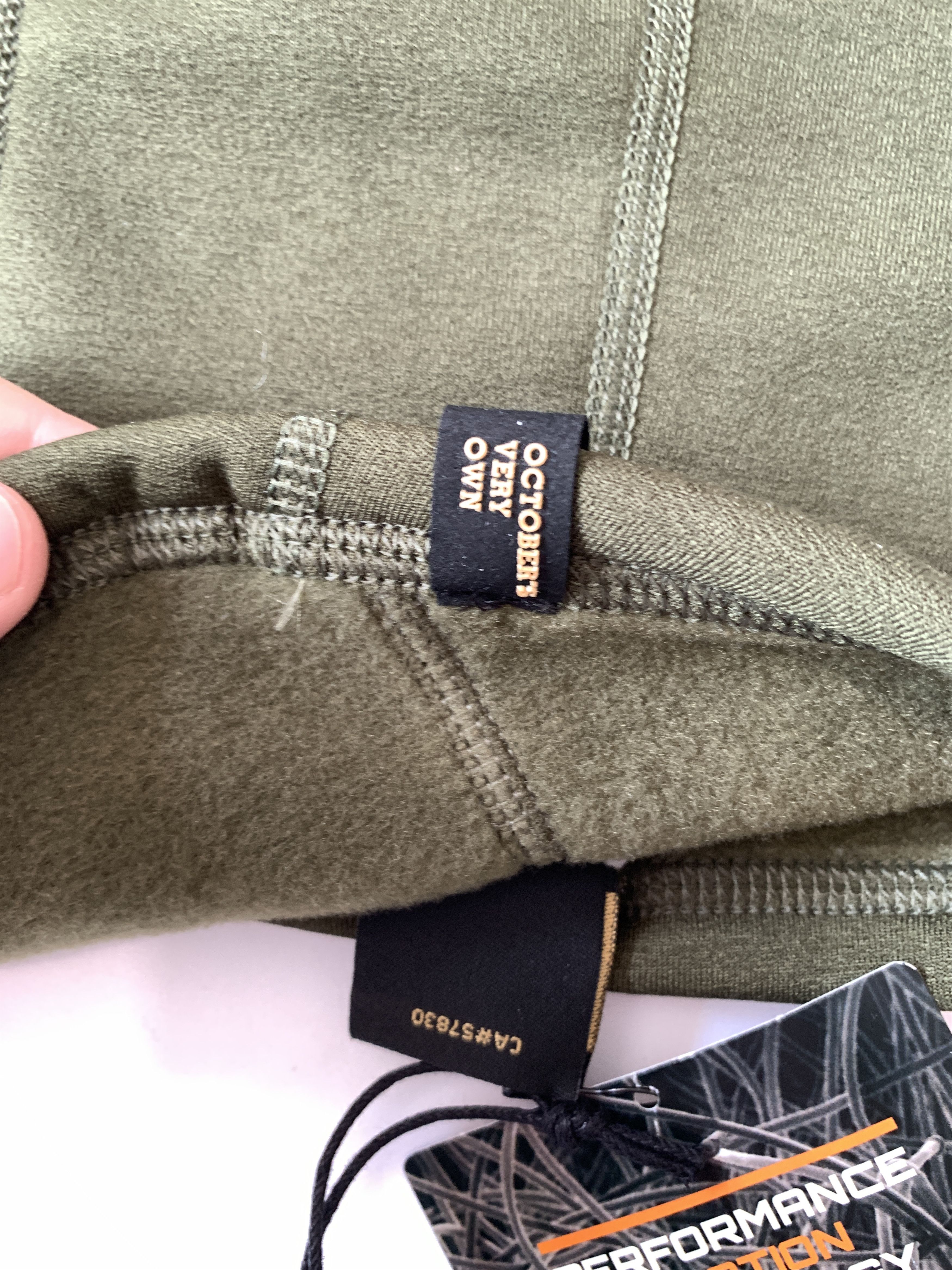 Drake OVO POLARTEC® POWER STRETCH BALACLAVA SKI MASK - GREEN Size ONE SIZE - 2 Thumbnail