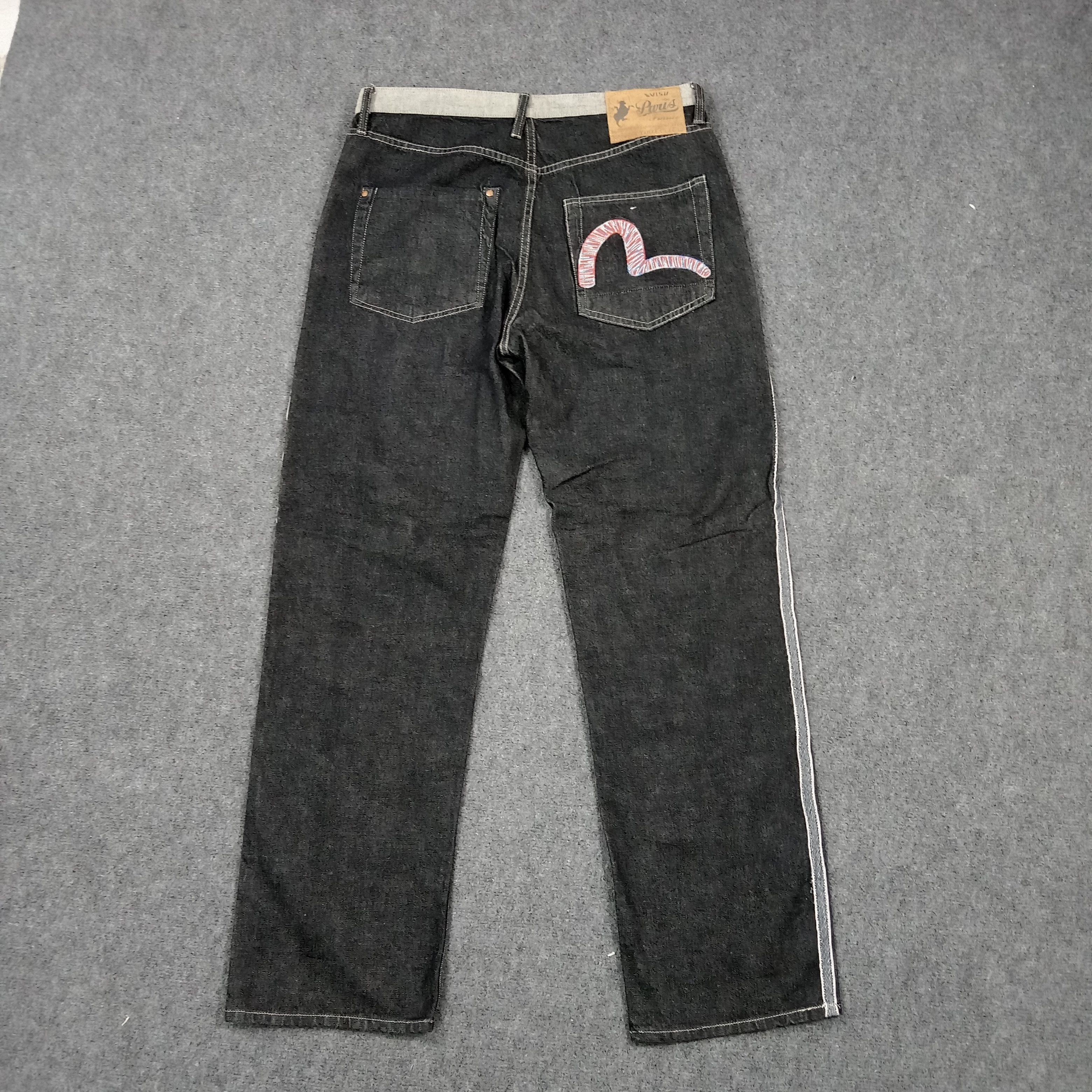 Evisu Evisu Paris Selvedge Reversible Daicock Denim Jeans C280N11 Size US 35 - 5 Thumbnail