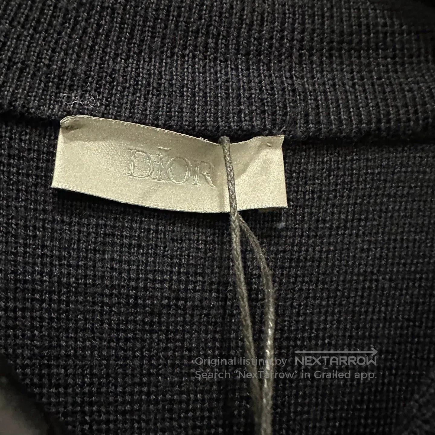 Dior Dior navy blue logo patchwork wool zip coat. Size US S / EU 44-46 / 1 - 5 Thumbnail