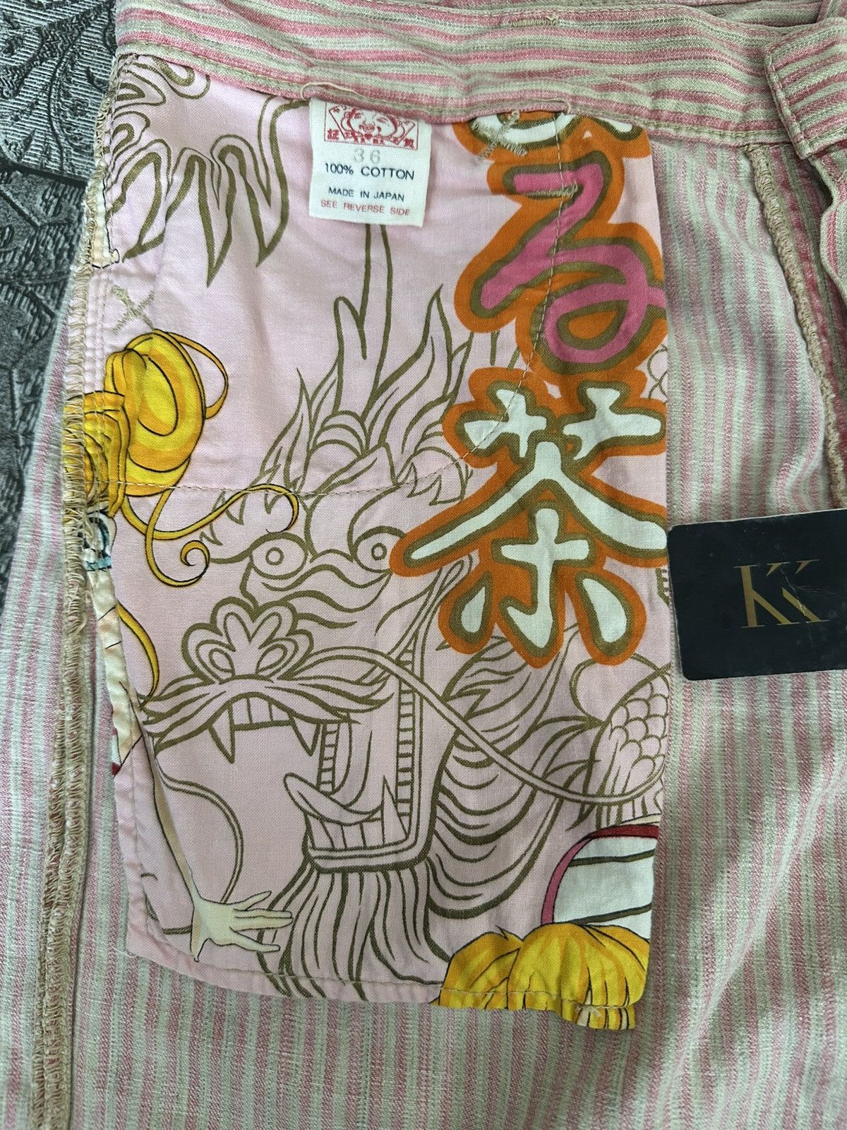 Evisu Vintage Evisu Shorts Pants Stripes Design Size US 36 / EU 52 - 9 Thumbnail