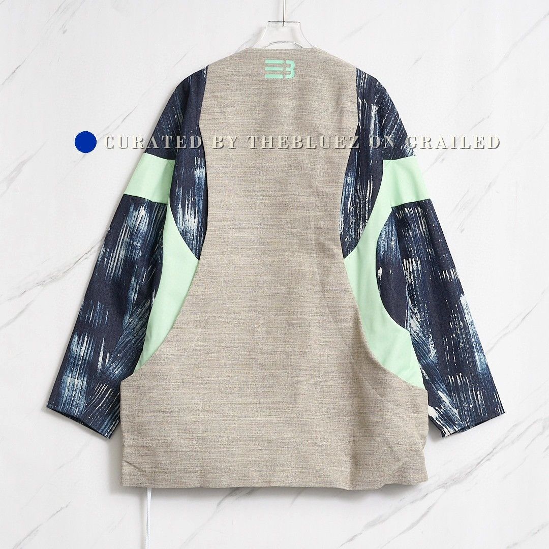 Namesake Men's Brushstroke Print Jacket in Blue, Men's — image 3 of 6