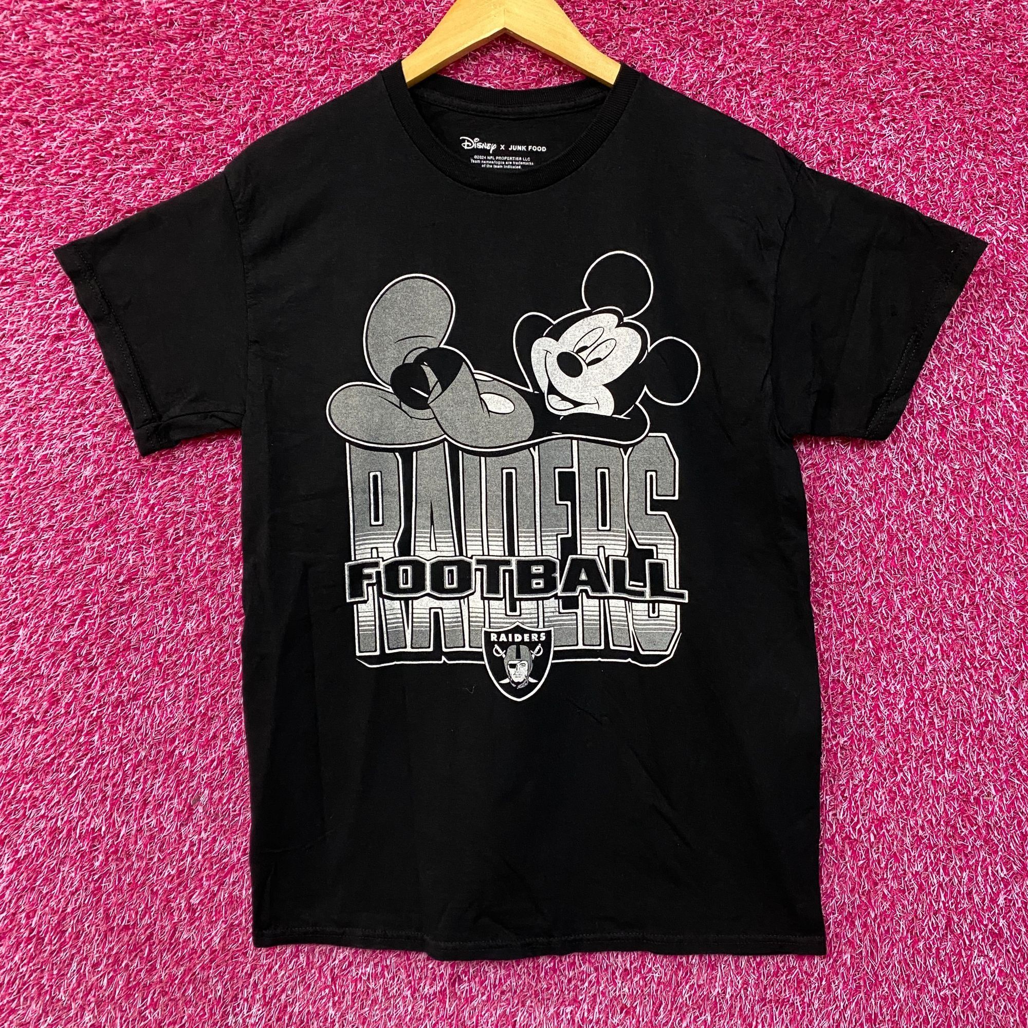Disney Disney x Junk Food NFL Football Raiders Mickey Mouse T-Shirt Size US S / EU 44-46 / 1 - 1 Thumbnail