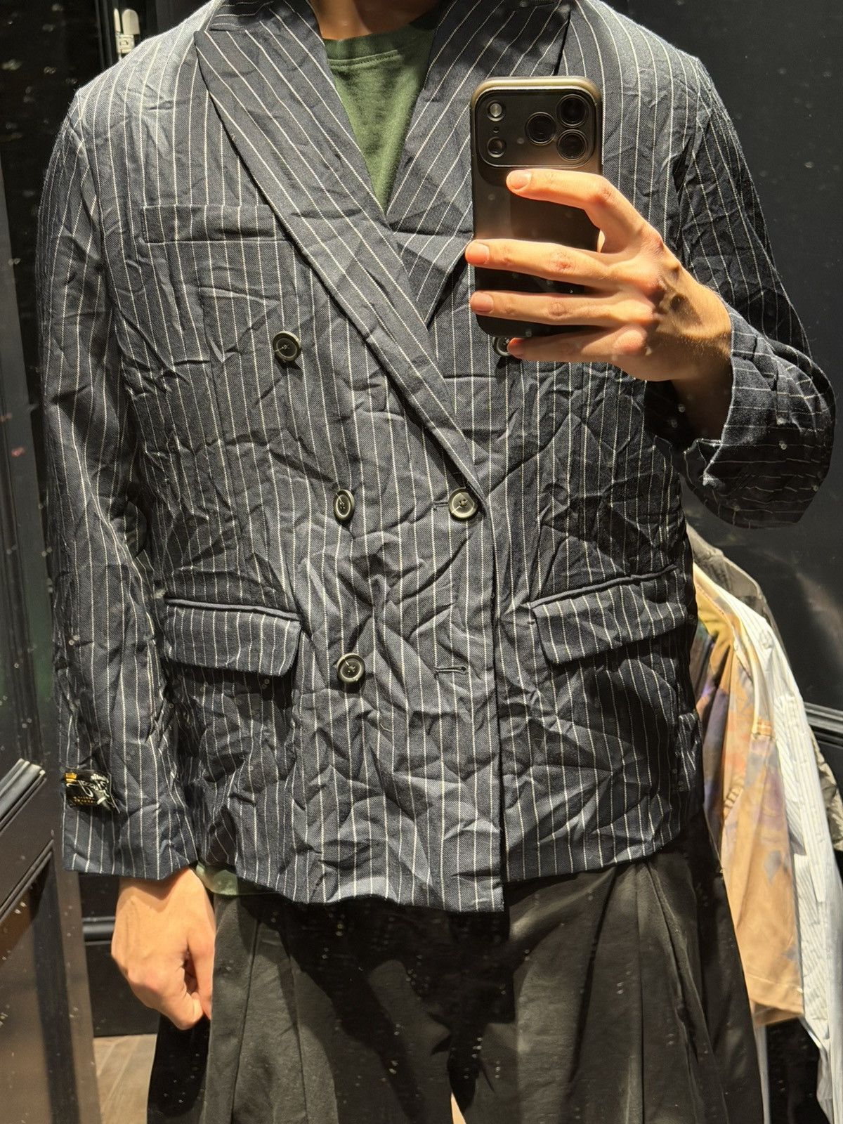 Stussy Stussy Pinstripe Blazer Size 48R - 3 Thumbnail