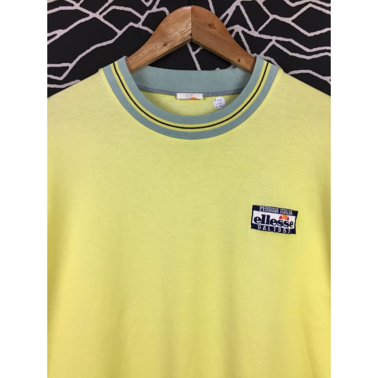 Ellesse × Vintage Vtg Ellesse Perugia Italia Embroidered Logo Longsleeve Tee Size US L / EU 52-54 / 3 - 3 Thumbnail