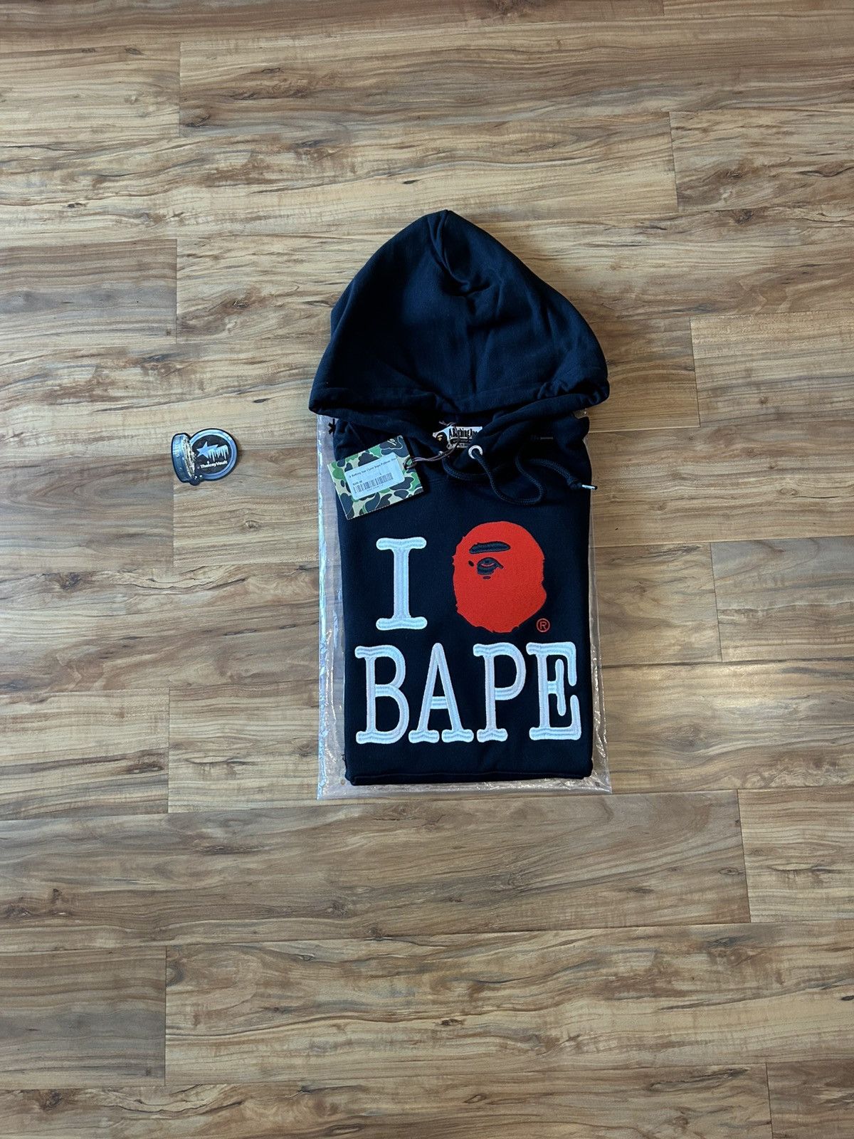 NEW Bape I Love Bape Logo Pullover Hoodie
