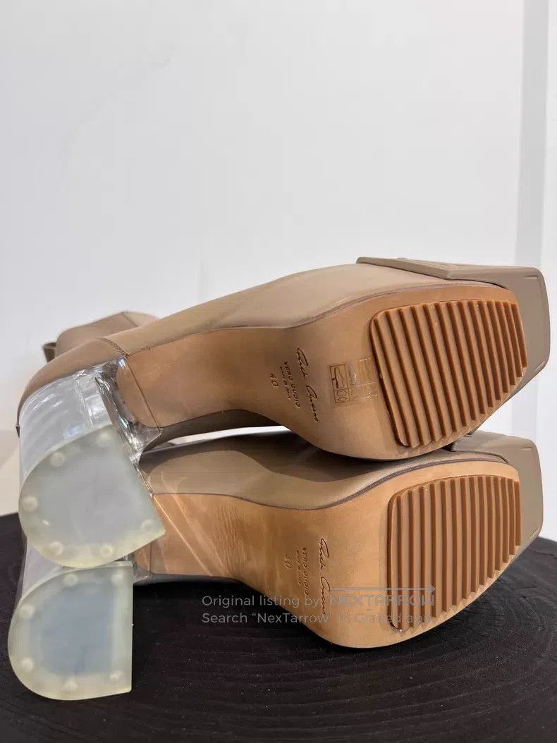 Rick Owens Rick Owens Grilled Platforms with dark pearl and clear det Size US 9.5 / IT 39.5 - 6 Thumbnail