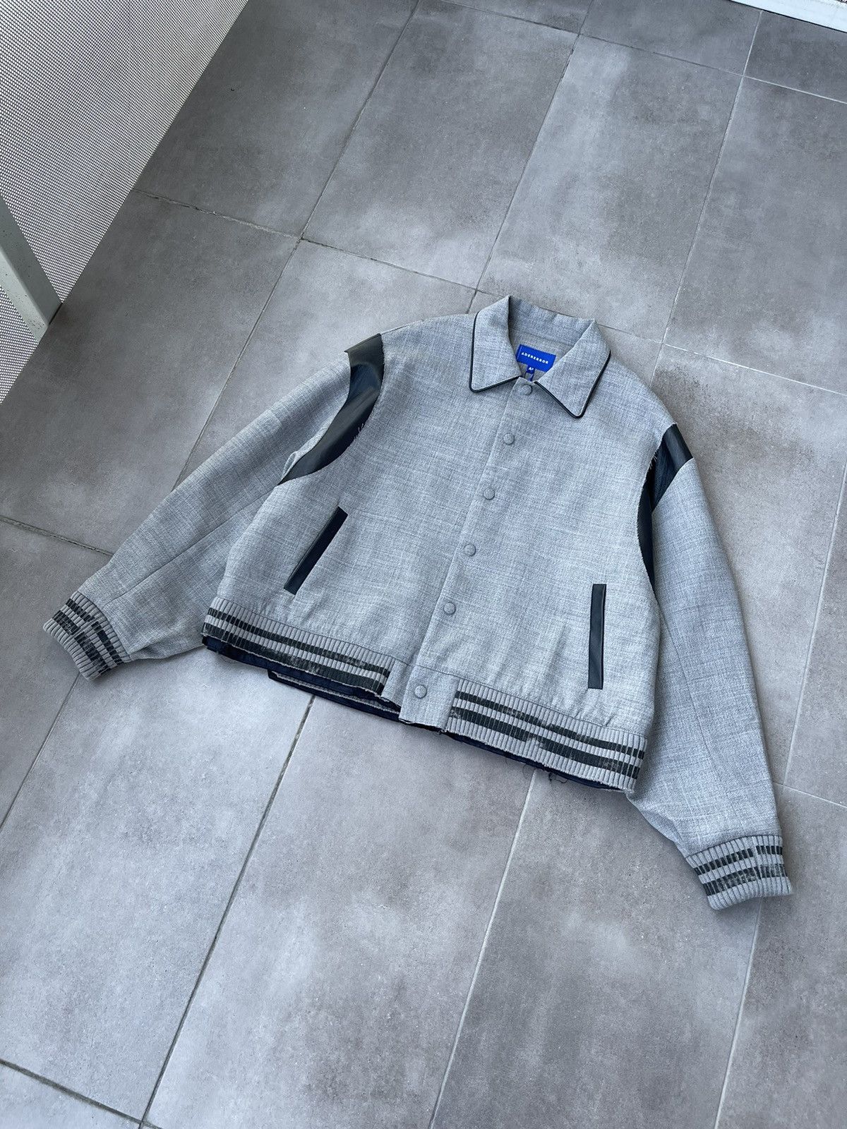 Ader Error !DS! SS22 Ader Error 3 Grey Deconstructed Bomber Jacket Size US M / EU 48-50 / 2 - 7 Thumbnail