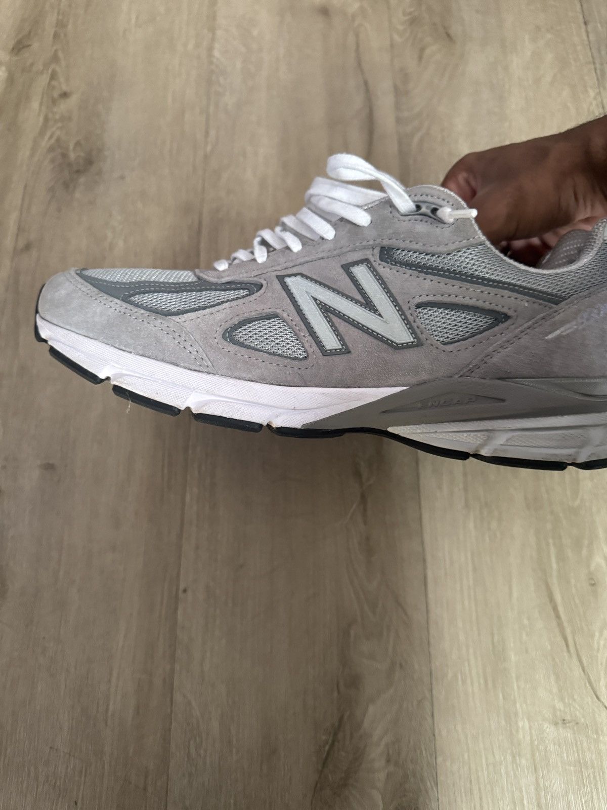 New Balance Gray New Balance 990v4 Size US 12 / EU 45 - 3 Thumbnail